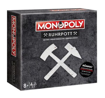 Winning Moves Spiel, Brettspiel Monopoly Ruhrpott inkl. Quartettspiel Zechen