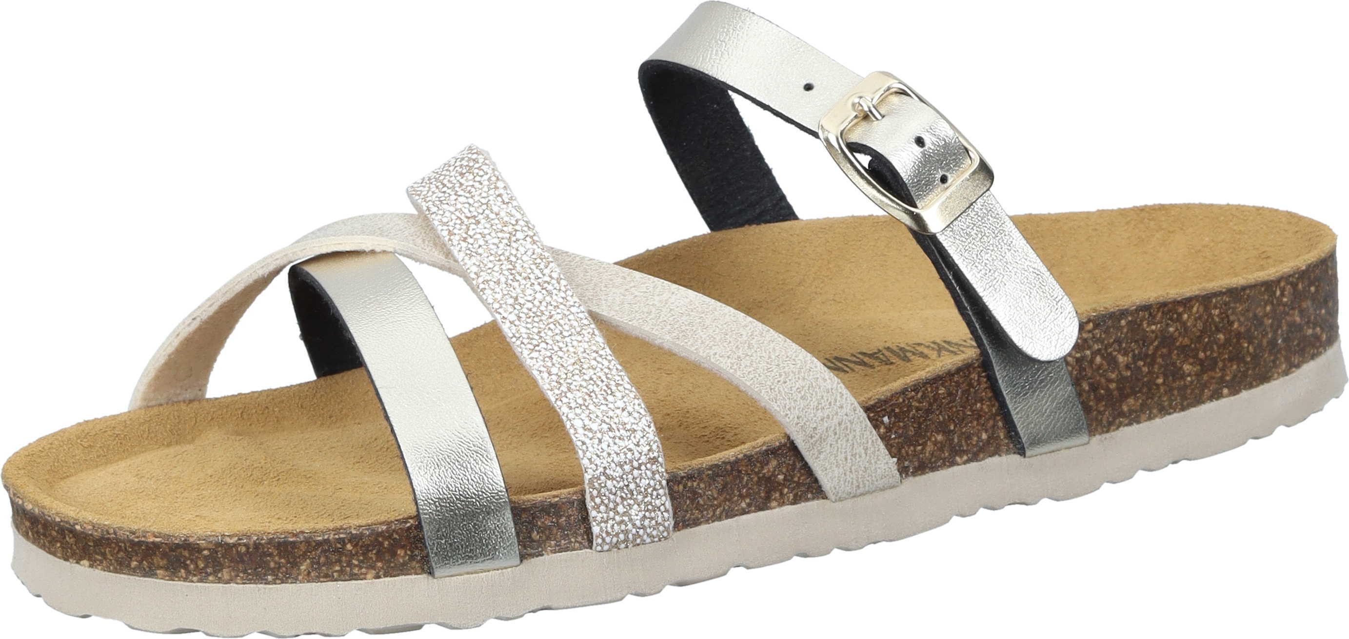 Dr. Brinkmann Pantoletten Pantolette aus strapazierfähigen Gewebefasern