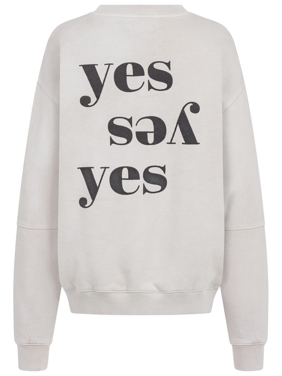 another brand Sweater Yes Printmotiv auf dem Rückteil