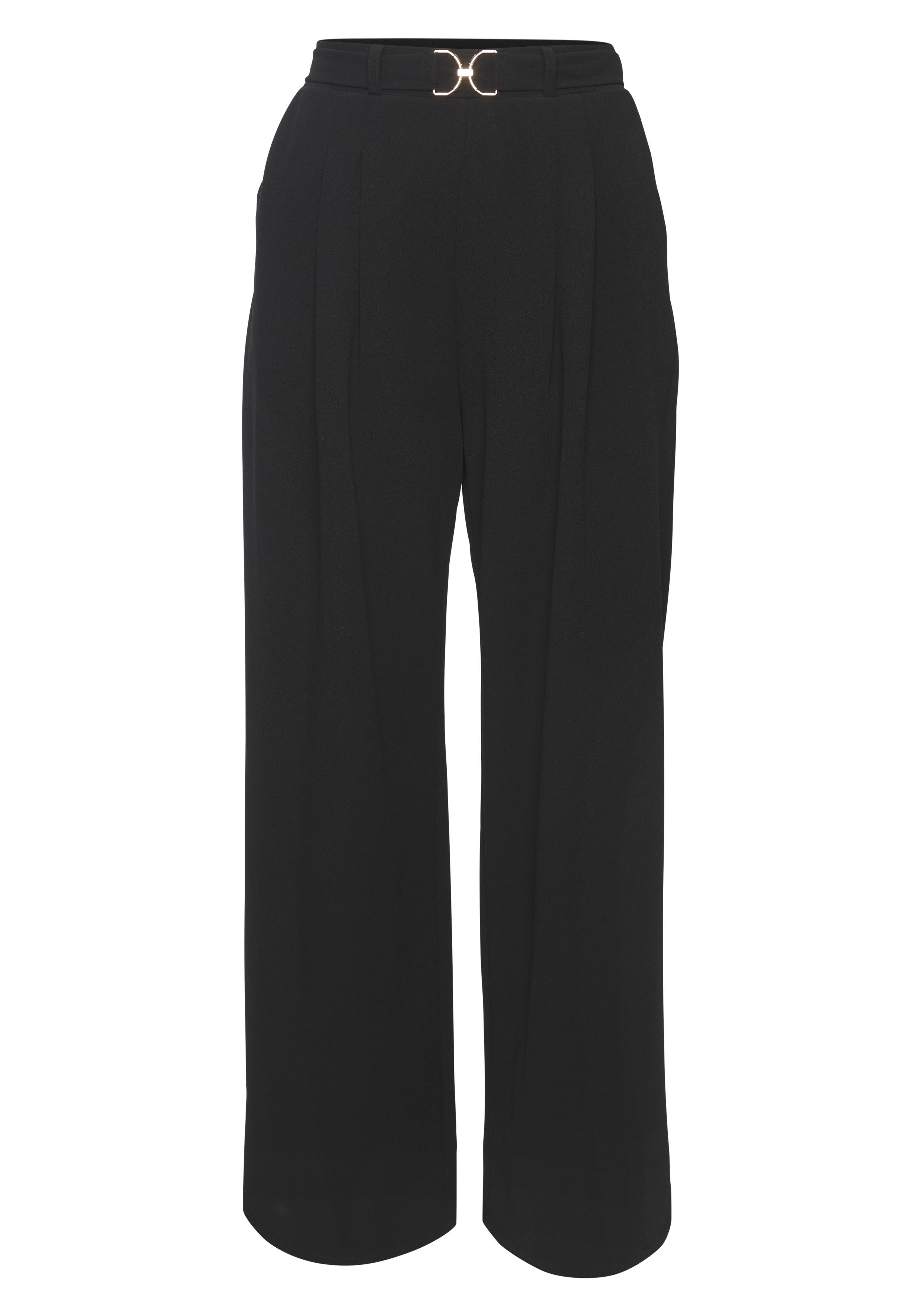 LASCANA Schlupfhose aus bügelfreier Ware mit weitem Bein Sommerhose, sommerlich elegant, Business chic. € 39,99