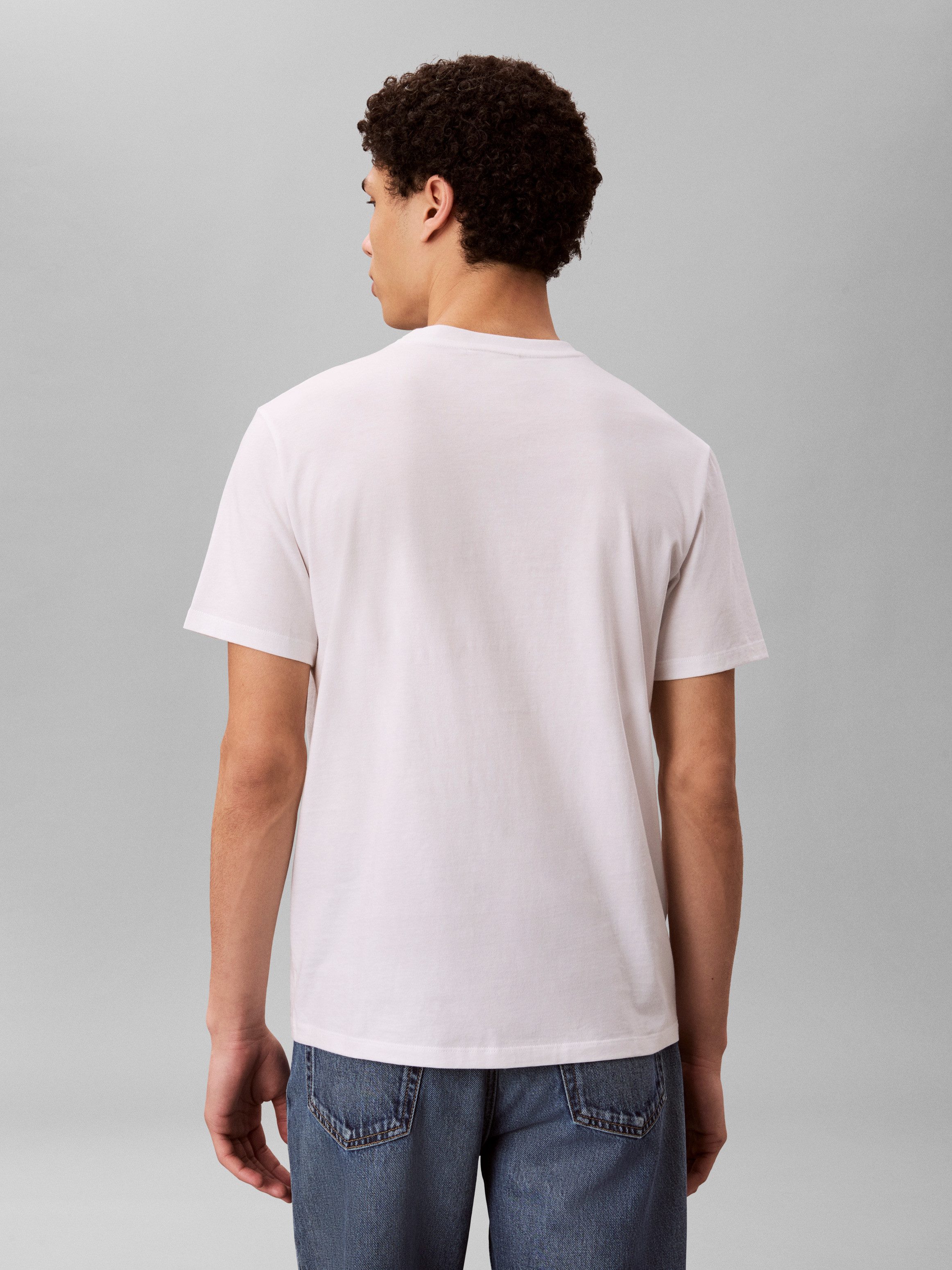 Calvin Klein Jeans T-Shirt (Packung, 2-tlg., 2er-Pack) Mit Rundhalsausschnitt