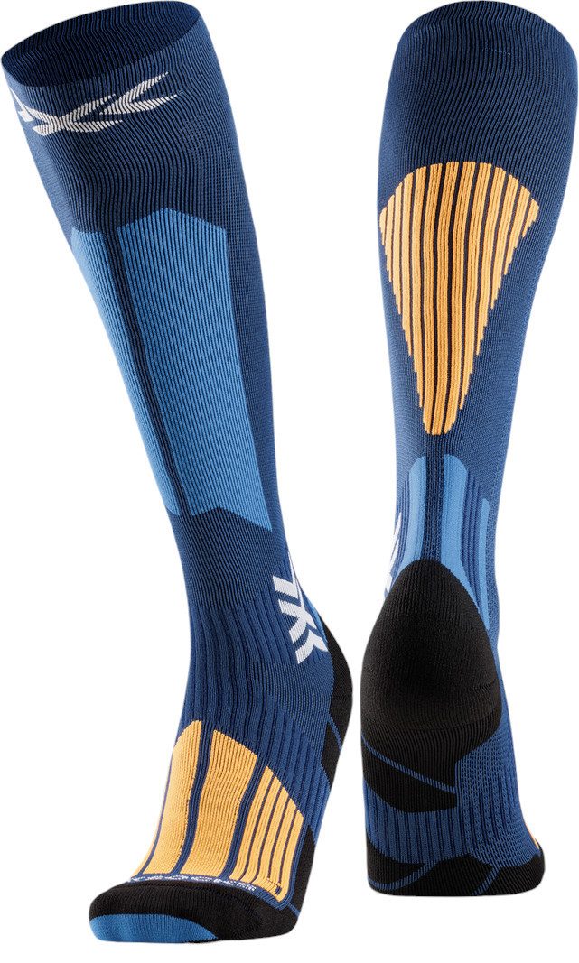X-Socks Skisocken Ski Touring Perform OTC marineblau/orange Herren - 1 Paar