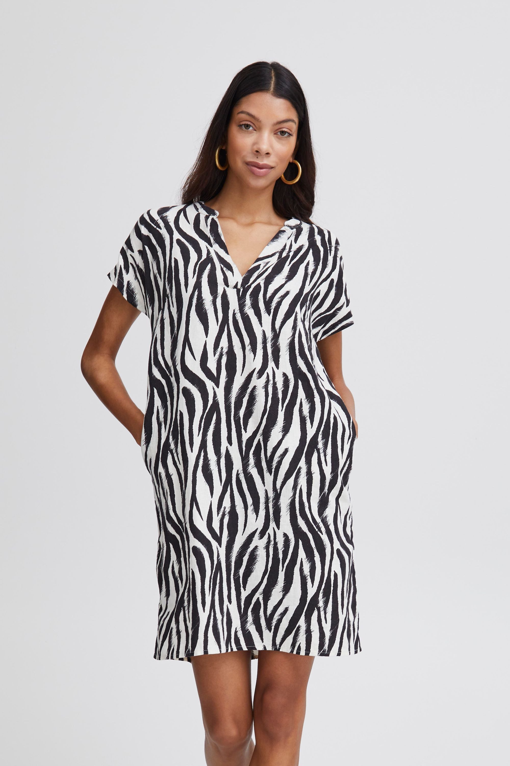 b.young Sommerkleid BYFALAKKA Kleid aus Leinenmix günstig online kaufen