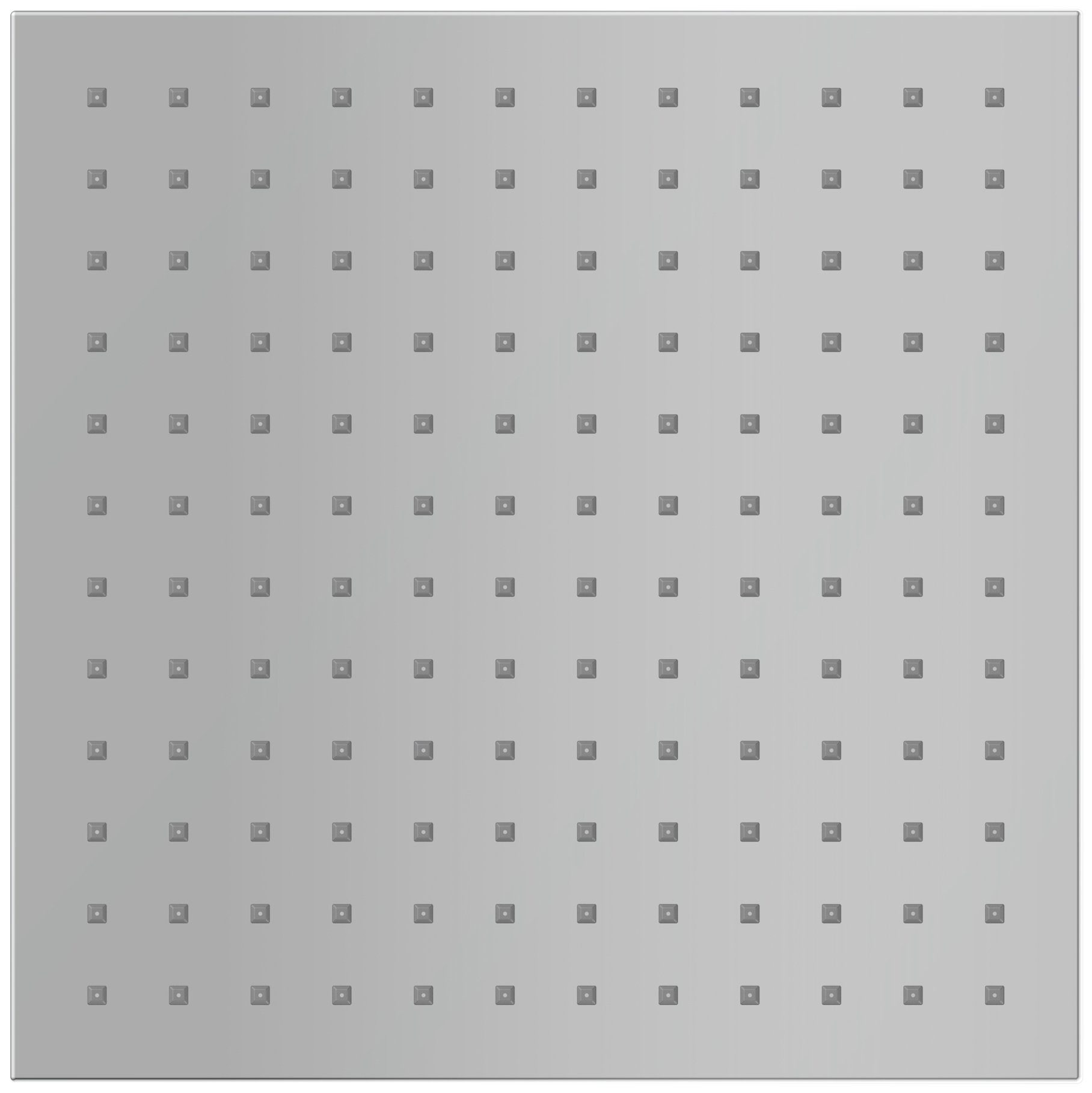 welltime Stangenbrause-Set LINA, Höhe 105 cm, 1 Strahlart(en), Überkopfbrause mit Seifenablage, 20 cm Kantenlänge.