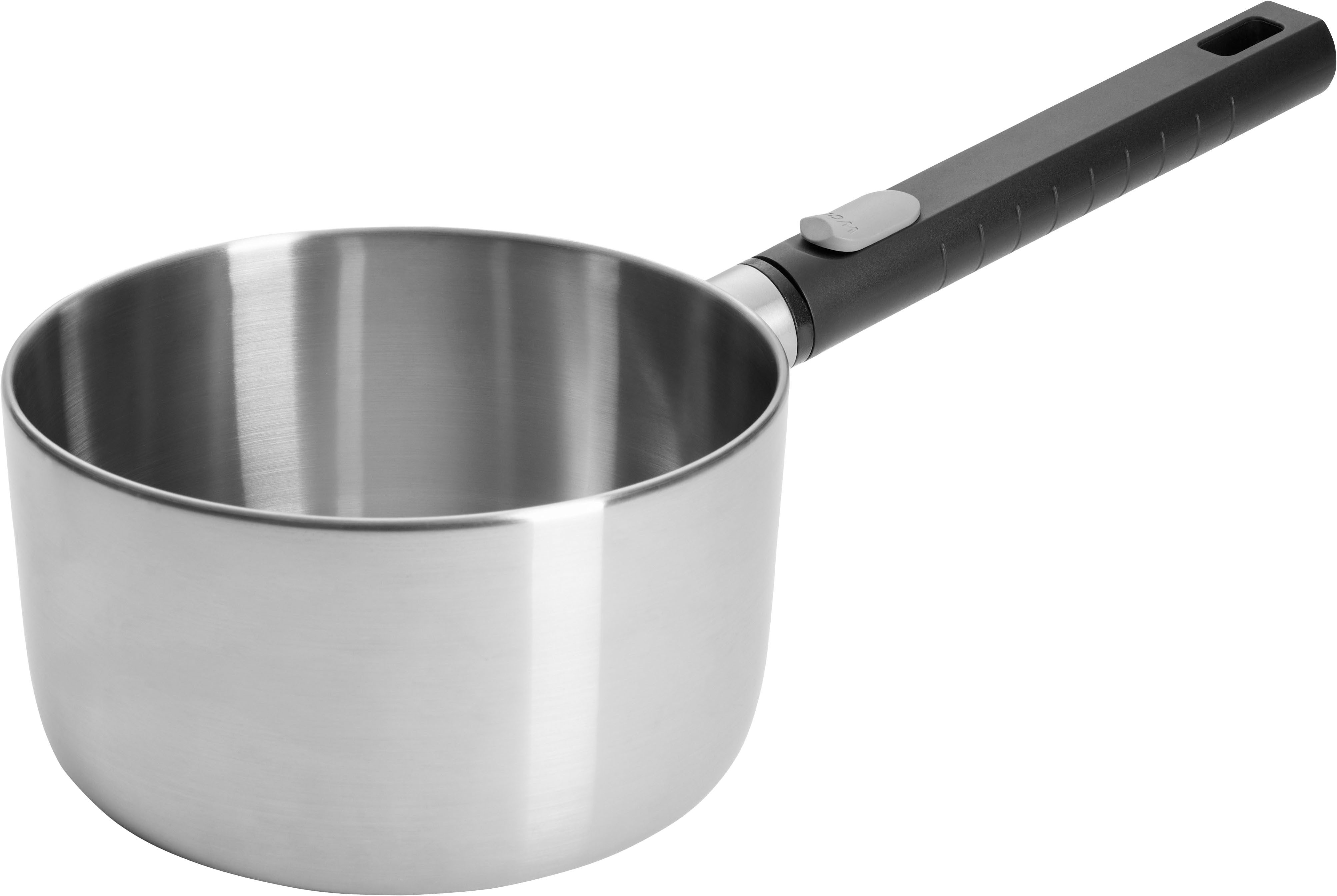 WOLL Milchtopf Logic Steel, Edelstahl 18/10 (1-tlg), 5-Schicht-Aufbau