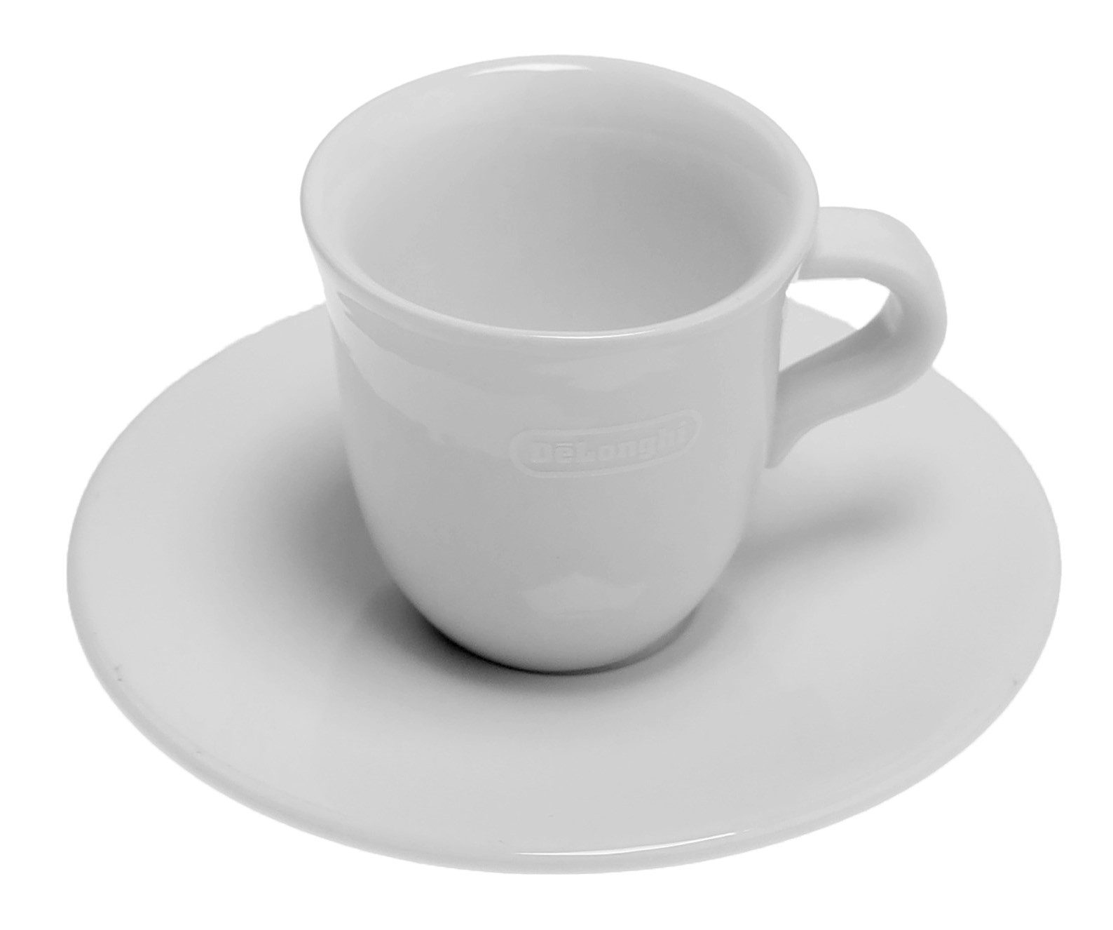 De'Longhi Kapselhalter Delonghi 5513283721, DLSC308 Espressotassen 2er Set aus Porzellan, 70