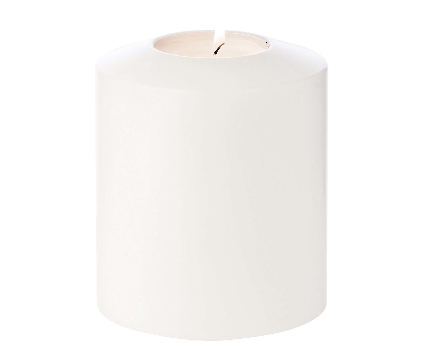 EDZARD Stumpenkerze Cornelius Ø 12 cm- Serie Pine, (H 15 cm) Столб свечи-Optik, Dauerkerze für Maxi-Teelichter