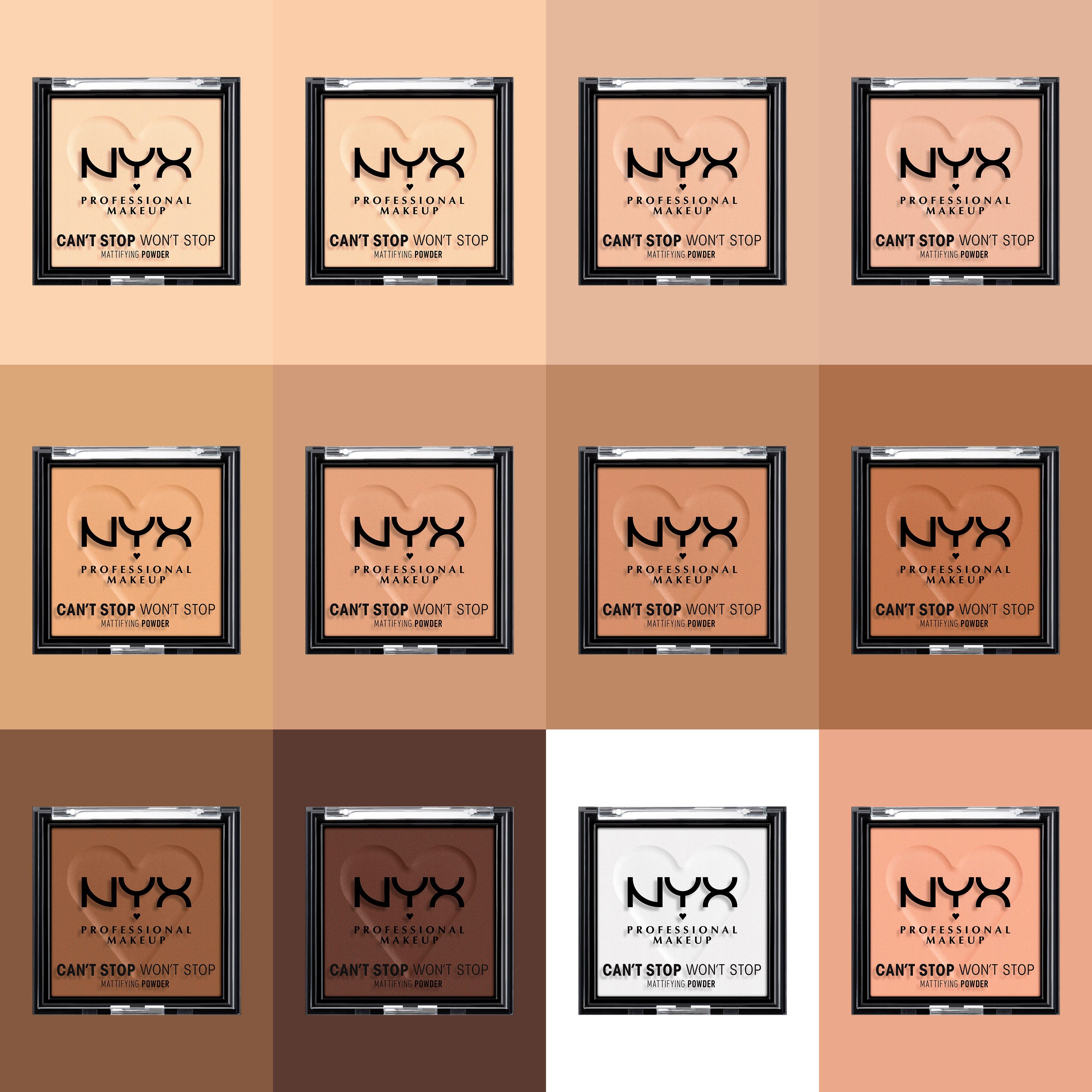 NYX Puder Professional CSWS 02 Mattifying Makeup Powder Light