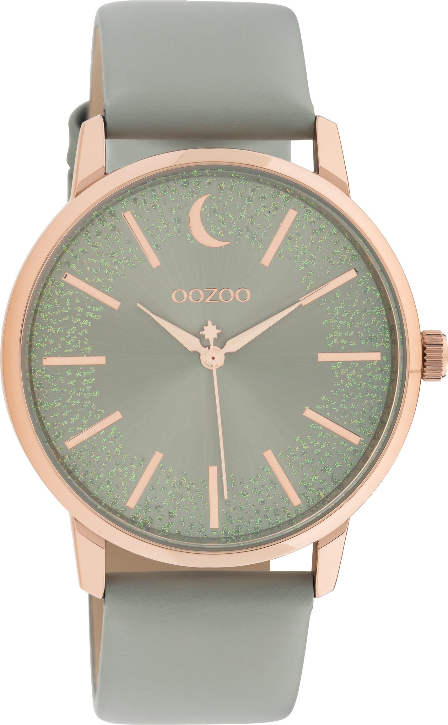 OOZOO Quarzuhr C11040, Armbanduhr, Damenuhr, Lederarmband günstig online kaufen