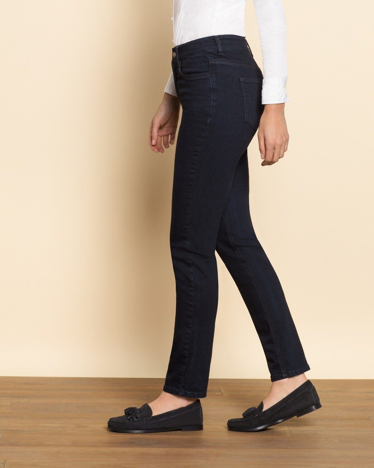 5-Pocket-Jeans Jeans Rinsewash/L34 MAC Pipe Angela