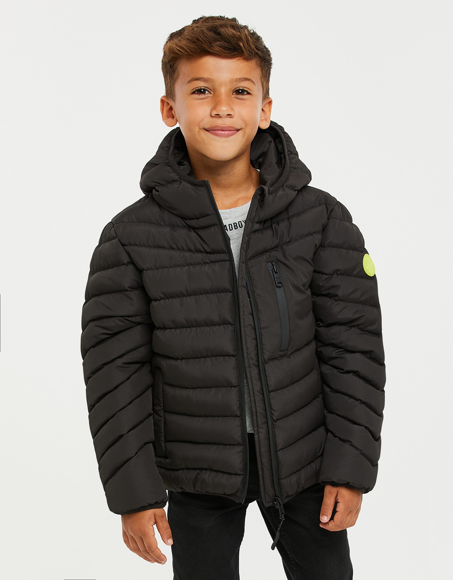Threadboys Steppjacke Puffer Coat Jagger mit Kapuze