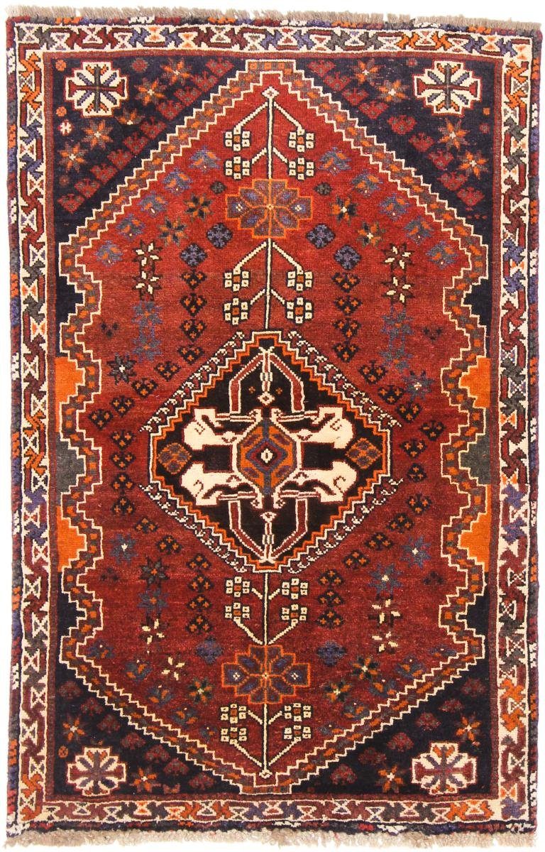 Orientteppich Ghashghai 108x166 Handgeknüpfter Orientteppich / Perserteppich, Nain Trading, rechteckig, Höhe: 12 mm