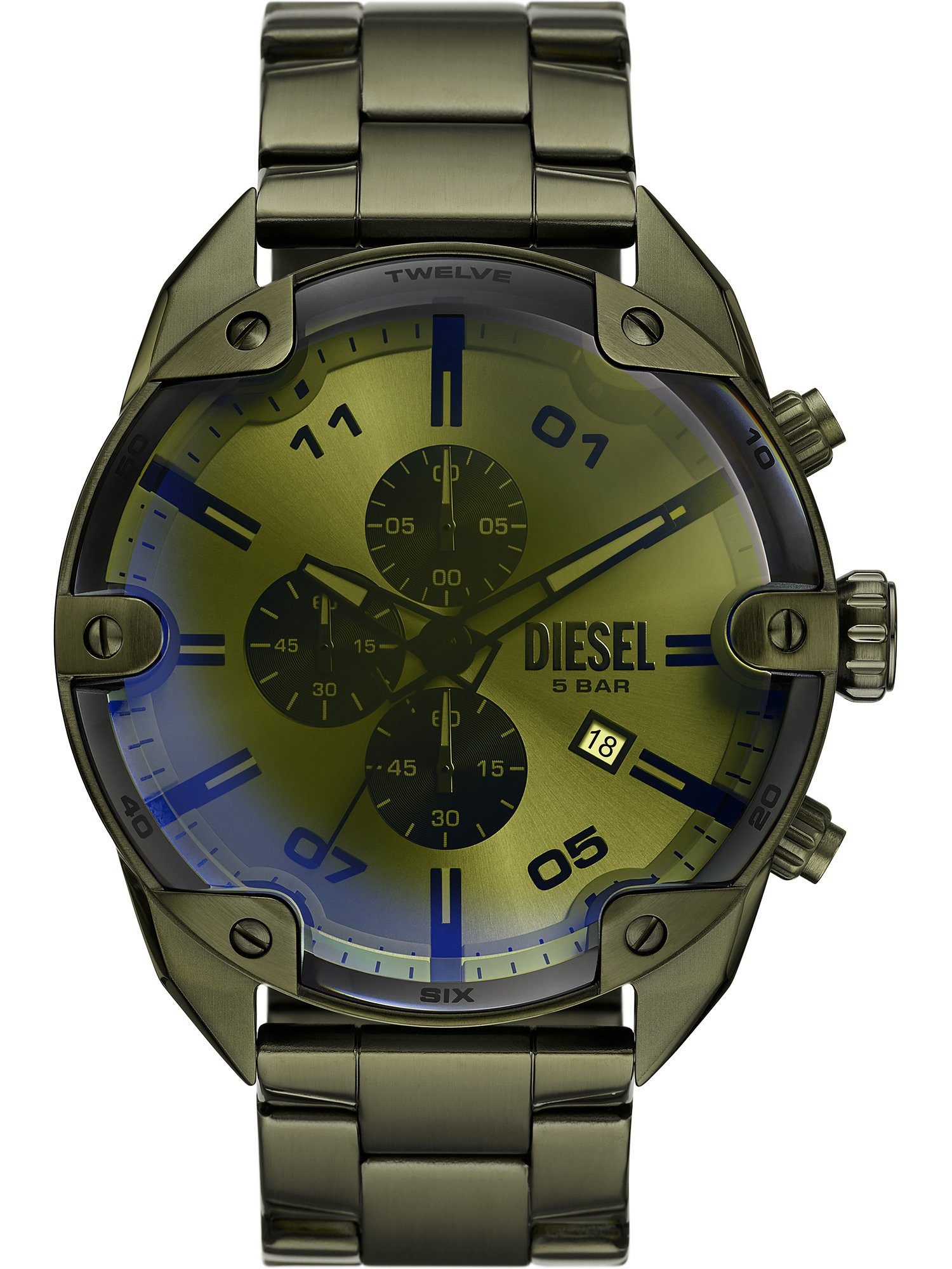 Diesel Chronograph Diesel Herren-Uhren Analog Quarz günstig online kaufen