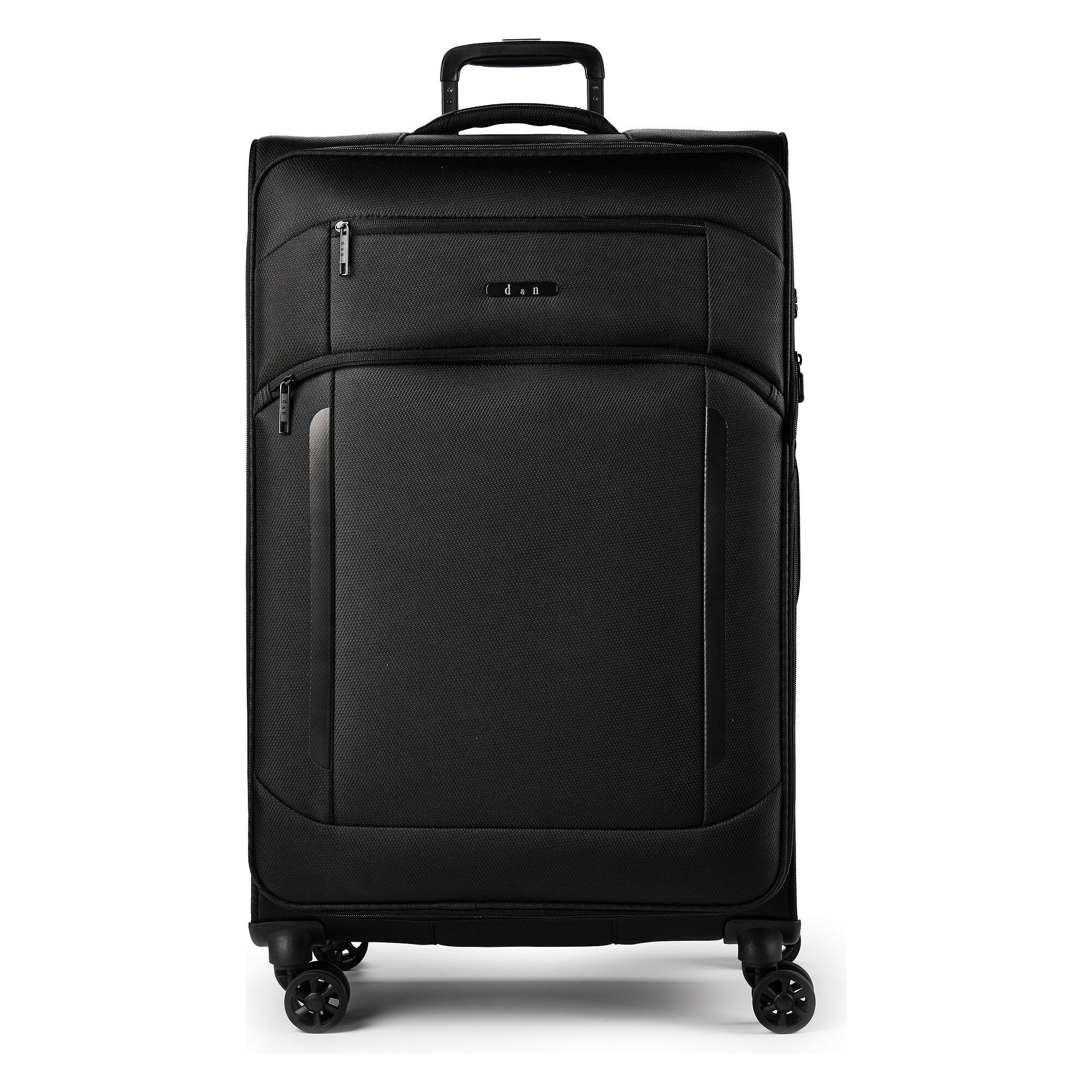 D&N Weichgepäck-Trolley Travel Line 9804, 4 Rollen, Polyester