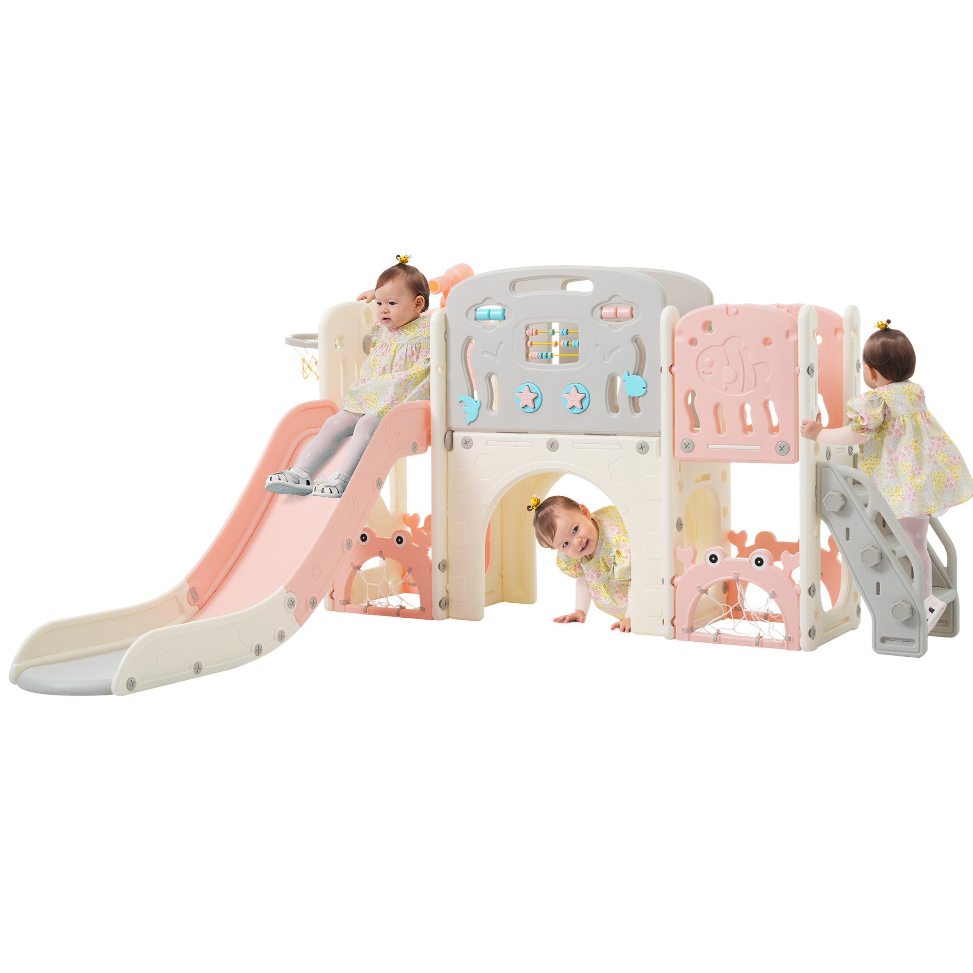 Rutsche 11in1 Kleinkindrutsche,Kinderrutsche,Kinderrutschen-Spielset-Struktur