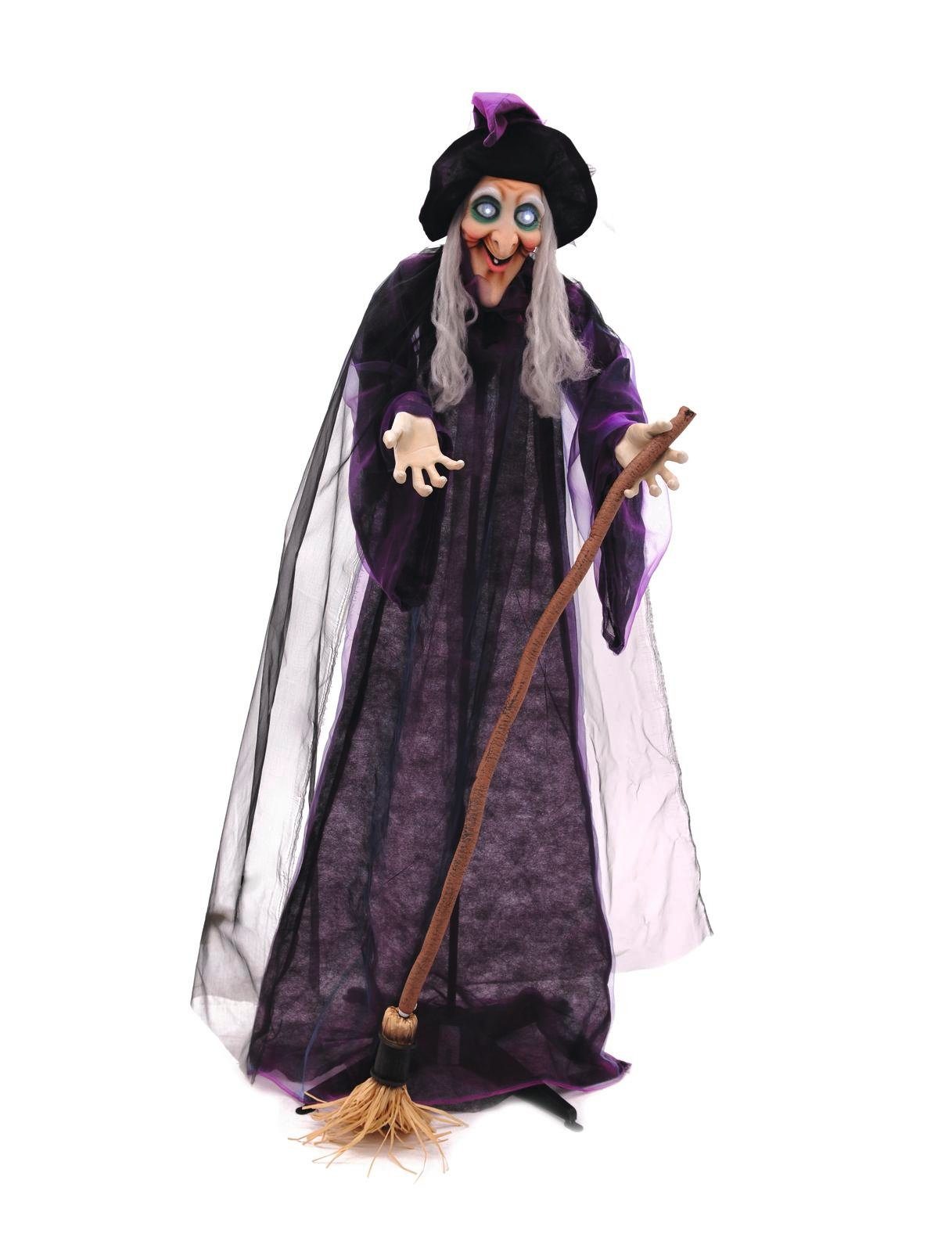 EUROPALMS Dekofigur Hexe 175cm Halloween-Figur Kopf günstig online kaufen