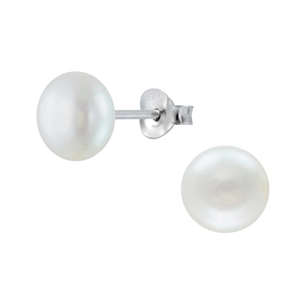 ALEXANDER YORK Paar Ohrstecker PERLE weiß I 7 mm, 2-tlg., 925 Sterling Silb günstig online kaufen