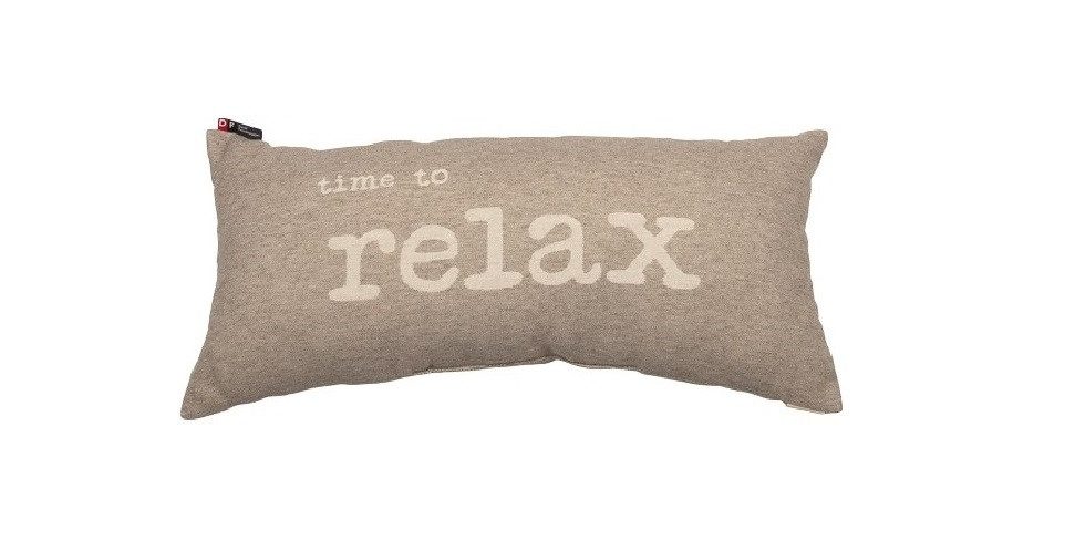DAVID FUSSENEGGER Декоративные подушки gefüllt Havanna 'time to relax' 26 x 60 cm