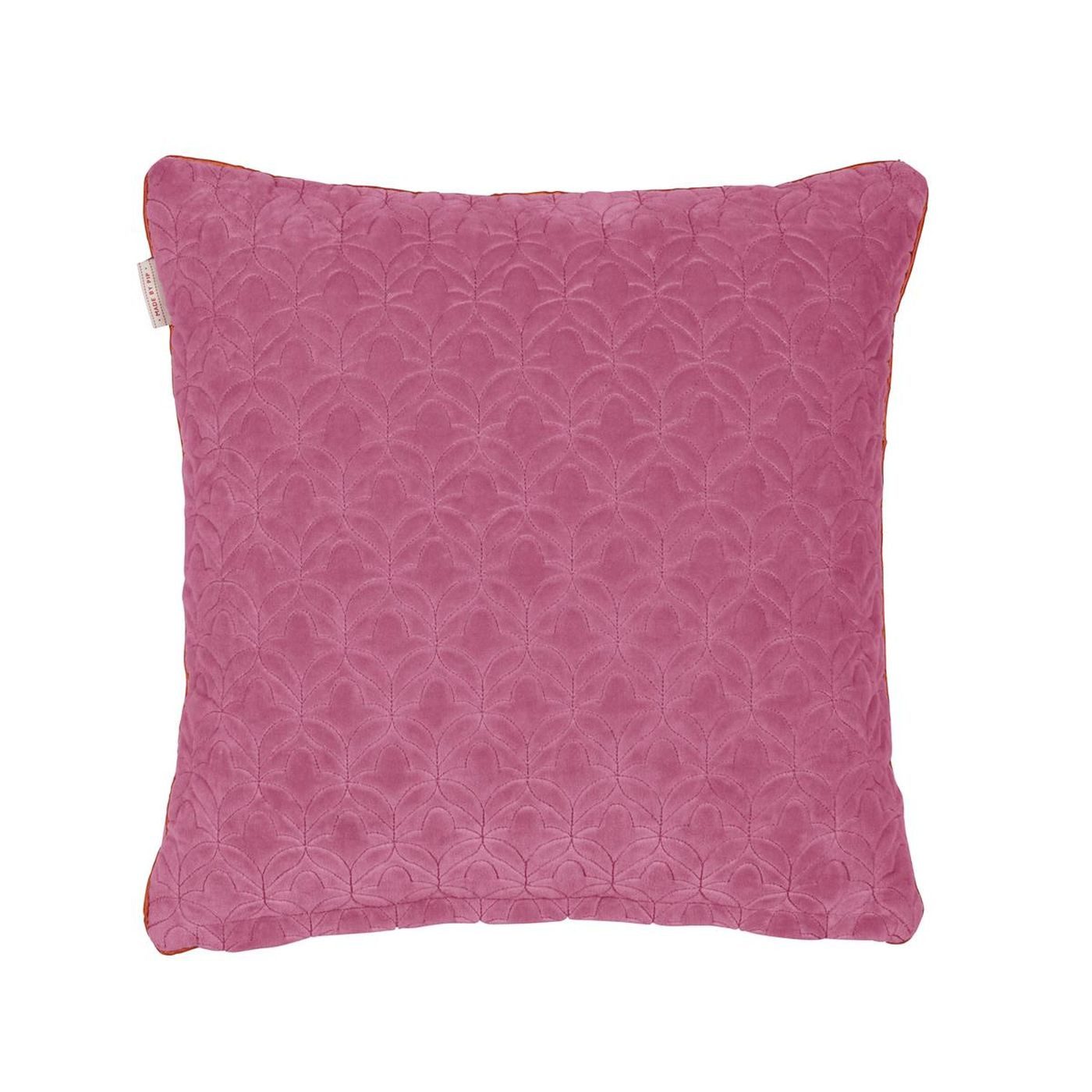 PiP Studio Dekokissen Quilty Dreams_Coral_UV_UV_45x45 1 Zierkissen 1x 45x45 cm, Dekokissen Couch kissen Sofa Kissen