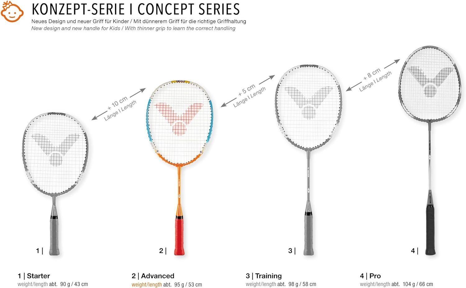 VICTOR Badmintonschläger Advanced