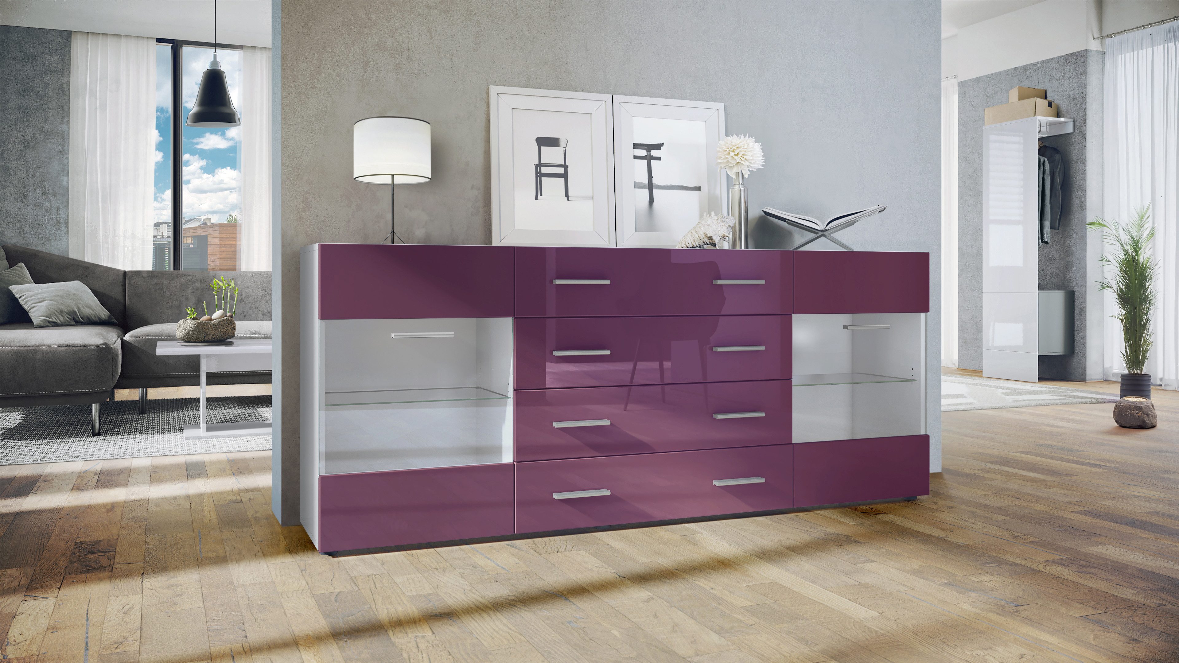Vladon Sideboard Bari V2 (Kommode mit günstig online kaufen