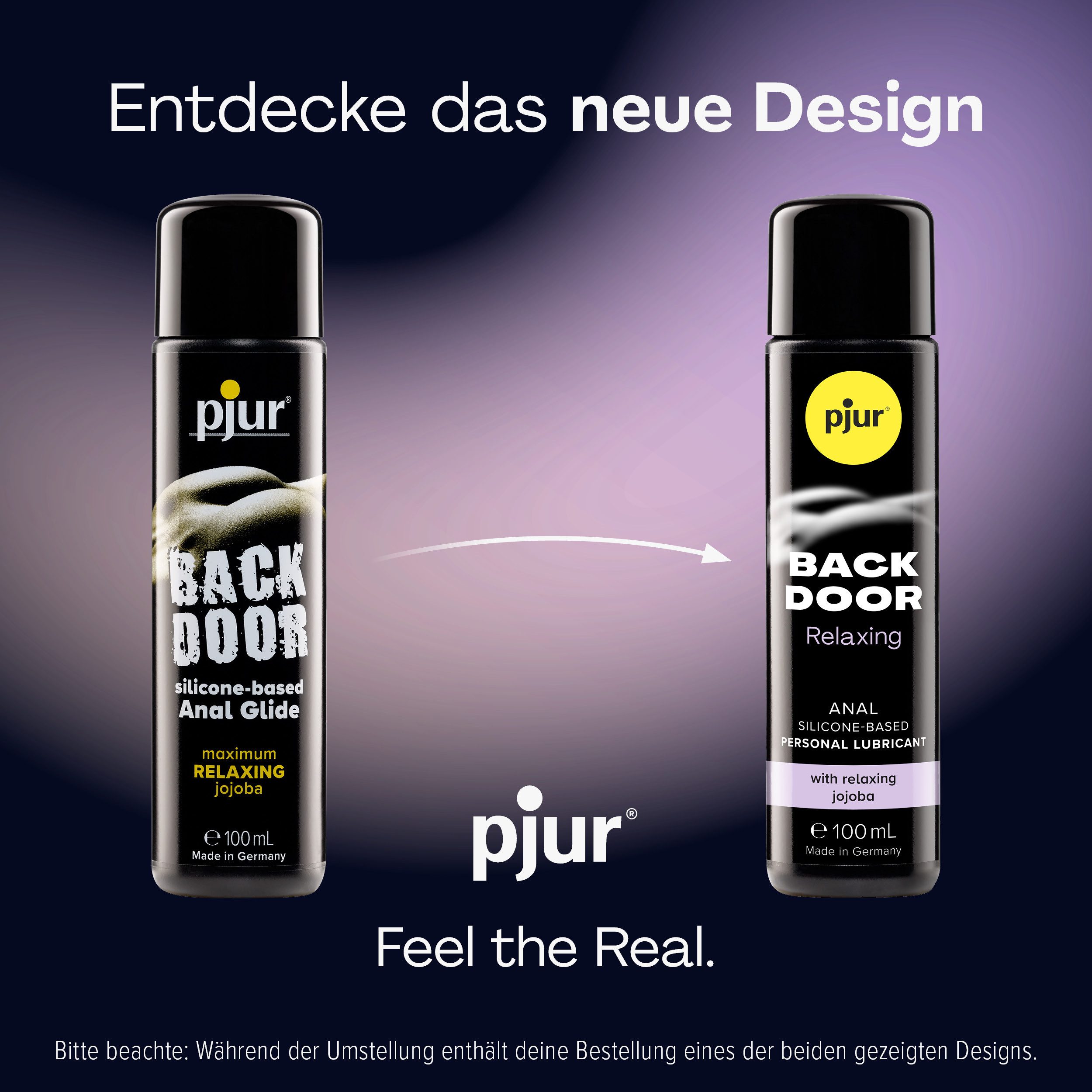 pjur Analgleitgel Back Door Relaxing - 100ml, auf Silikonbasis mit entspannendem Jojoba - Made in Germany – Bild 2 von 2