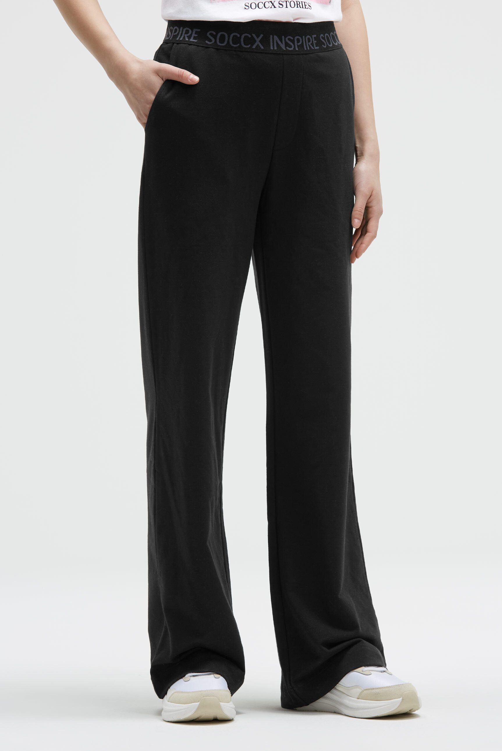 SOCCX Schlupfhose mit Elastikbund günstig online kaufen