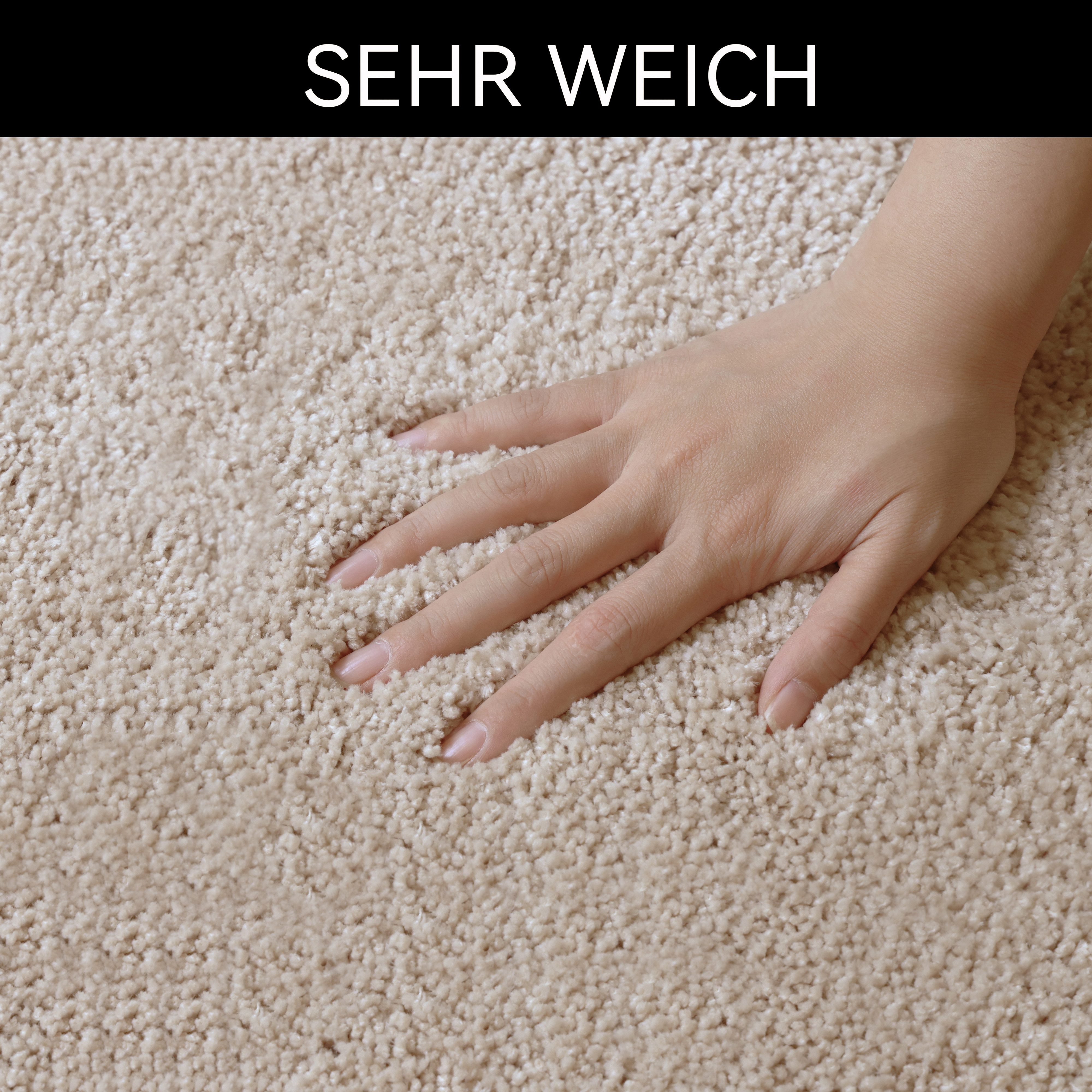 OTTO home Badematte Sanremo mit Rahmen, Badvorleger, Badezimmer, sehr weich, Hoch-Tief, Höhe 25 mm, rutschhemmend beschichtet, schnell trocknend, fußbodenheizun – Bild 3 von 5