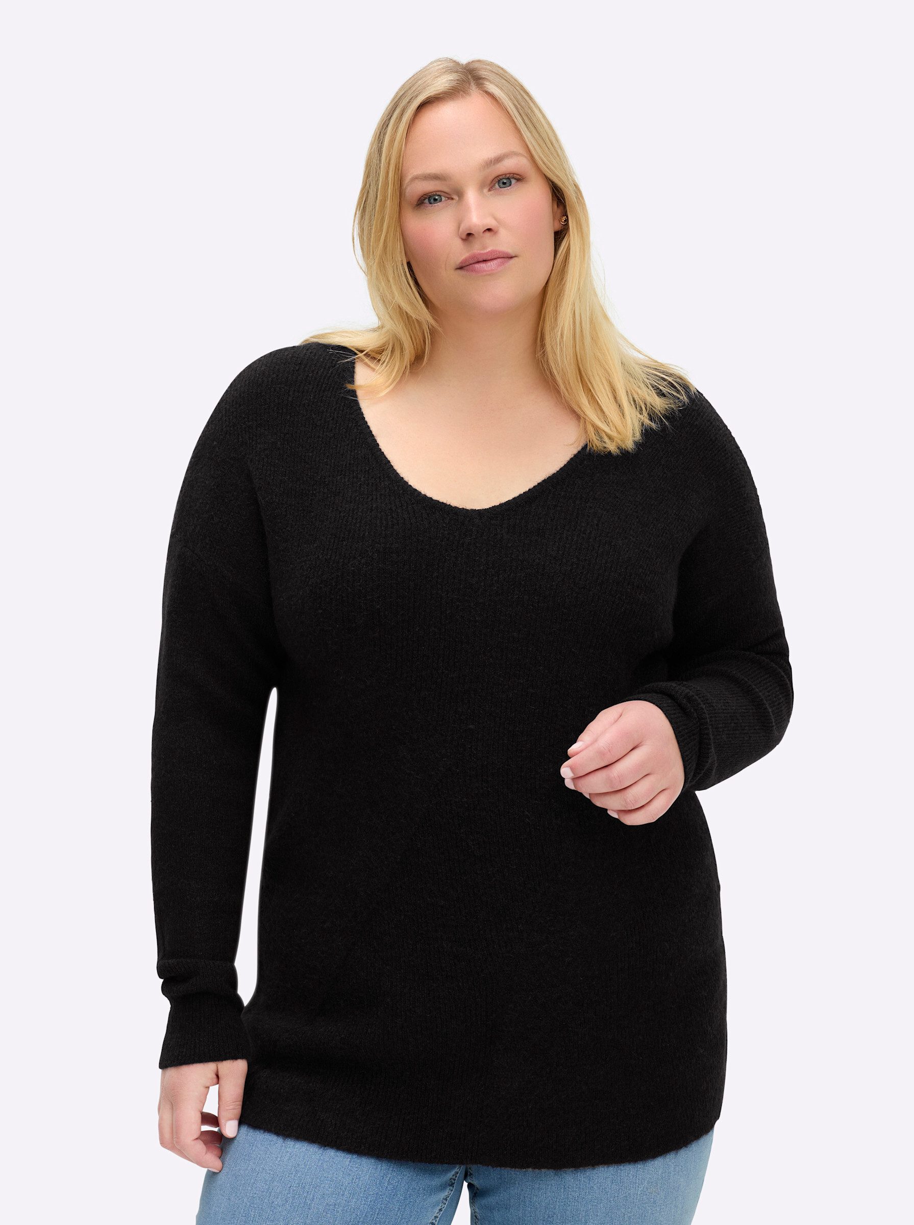 Sheego Strickpullover Pullover günstig online kaufen