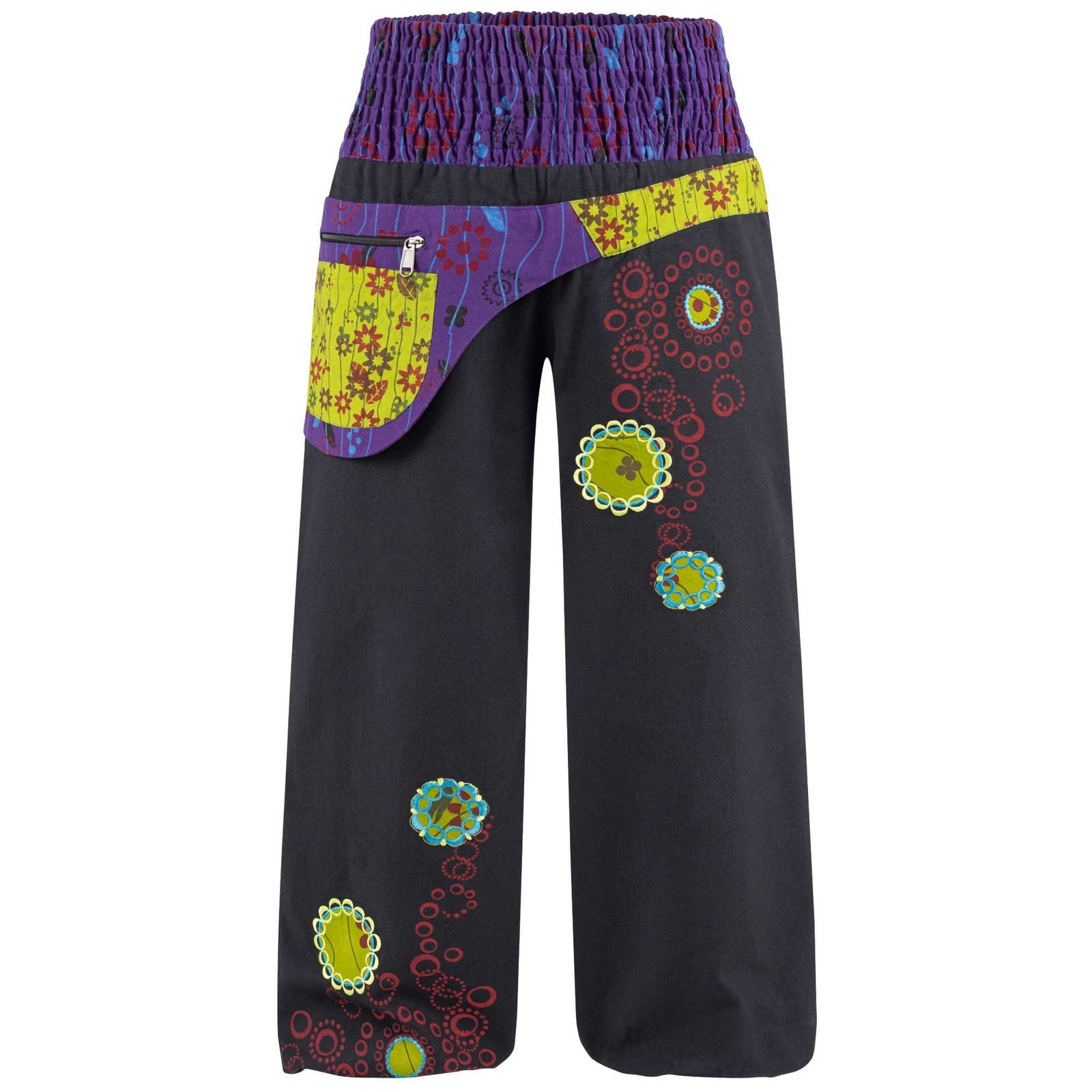 Haremshose Damen IBIZA Strandhose Wellnesshose Pluderhose in verschiedenen Farben