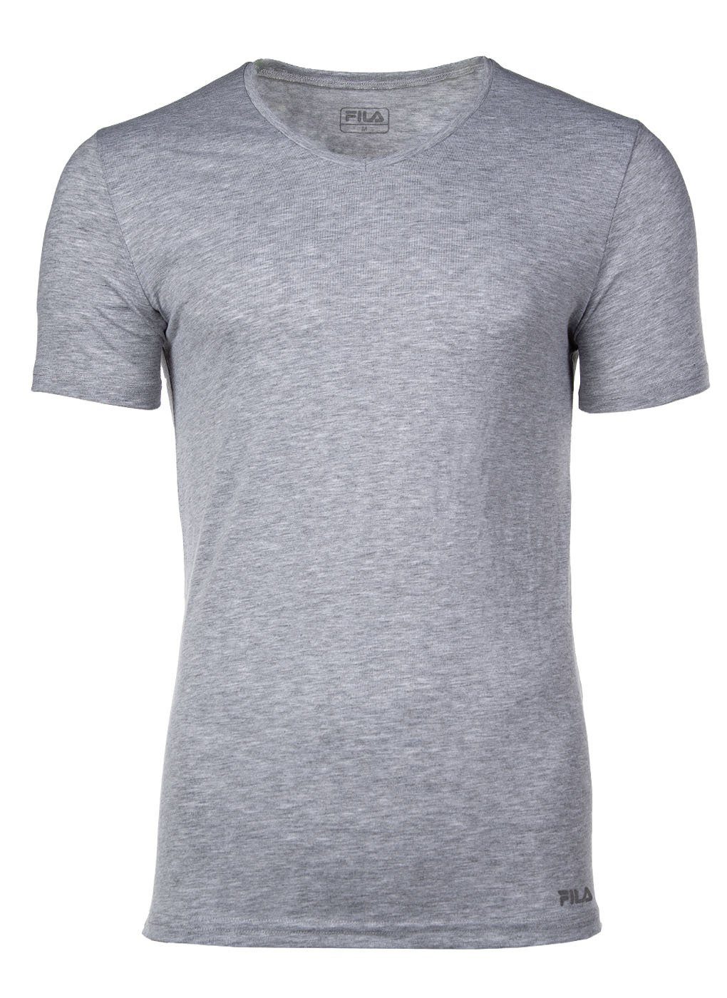 Top-Verkaufstrend Fila Unterhemd Herren Unterhemd Grau Single - Jersey V-Ausschnitt