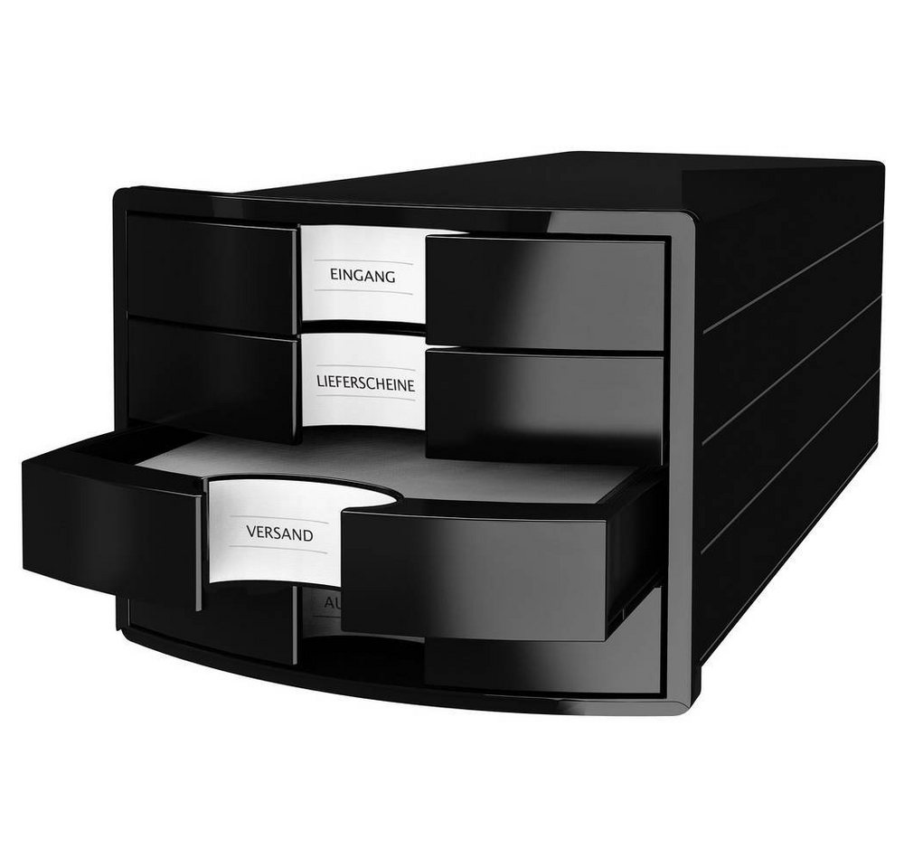 Thumbnail - HAN Schubladenbox SCHUBL.BOX A4 SCHW/SCHW
