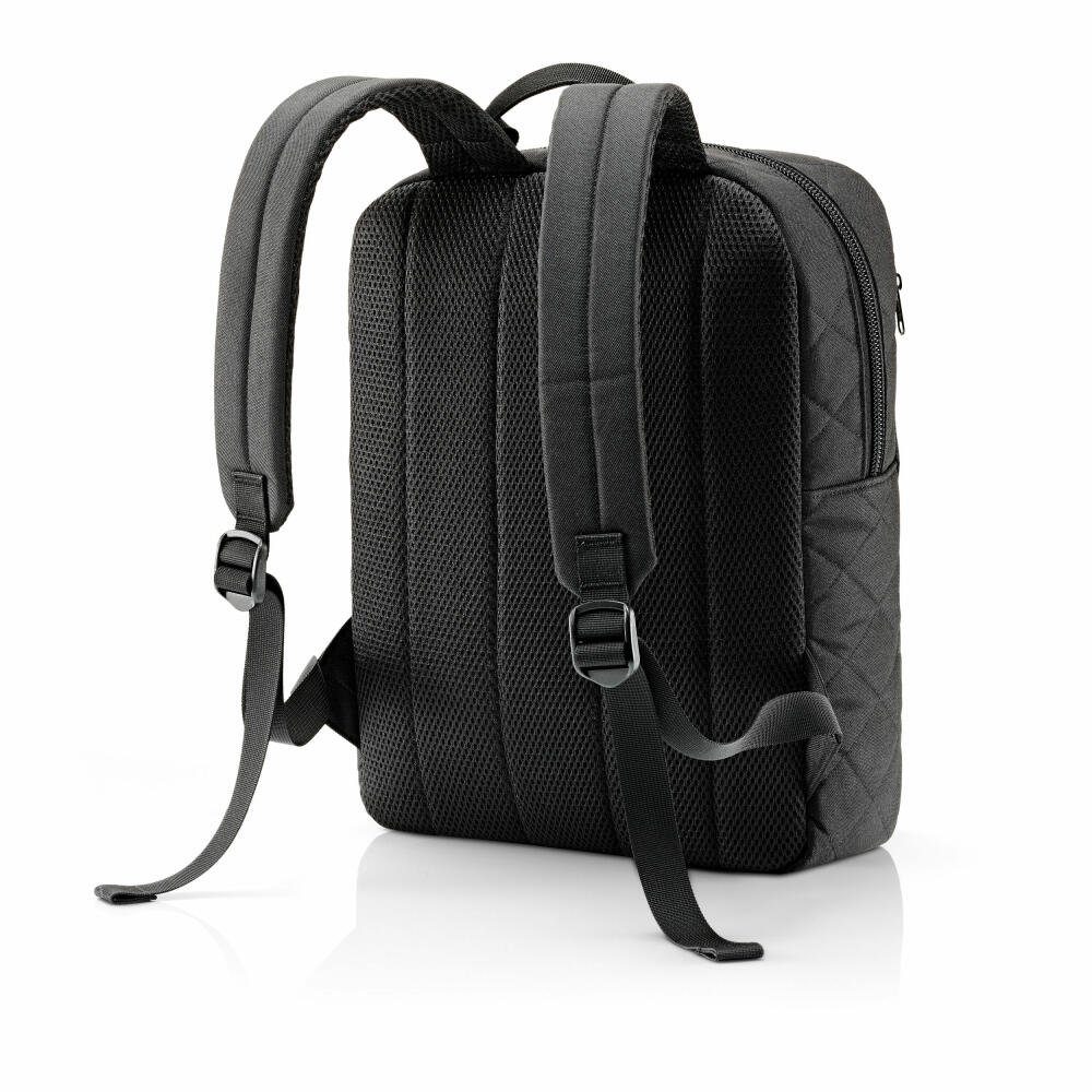 M REISENTHEL® Rhombus L 13 backpack Black Rucksack classic