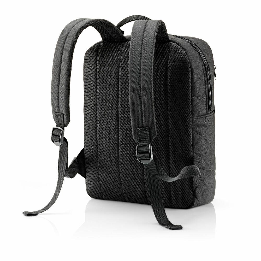 REISENTHEL® Rucksack classic backpack M Rhombus Black 13 L