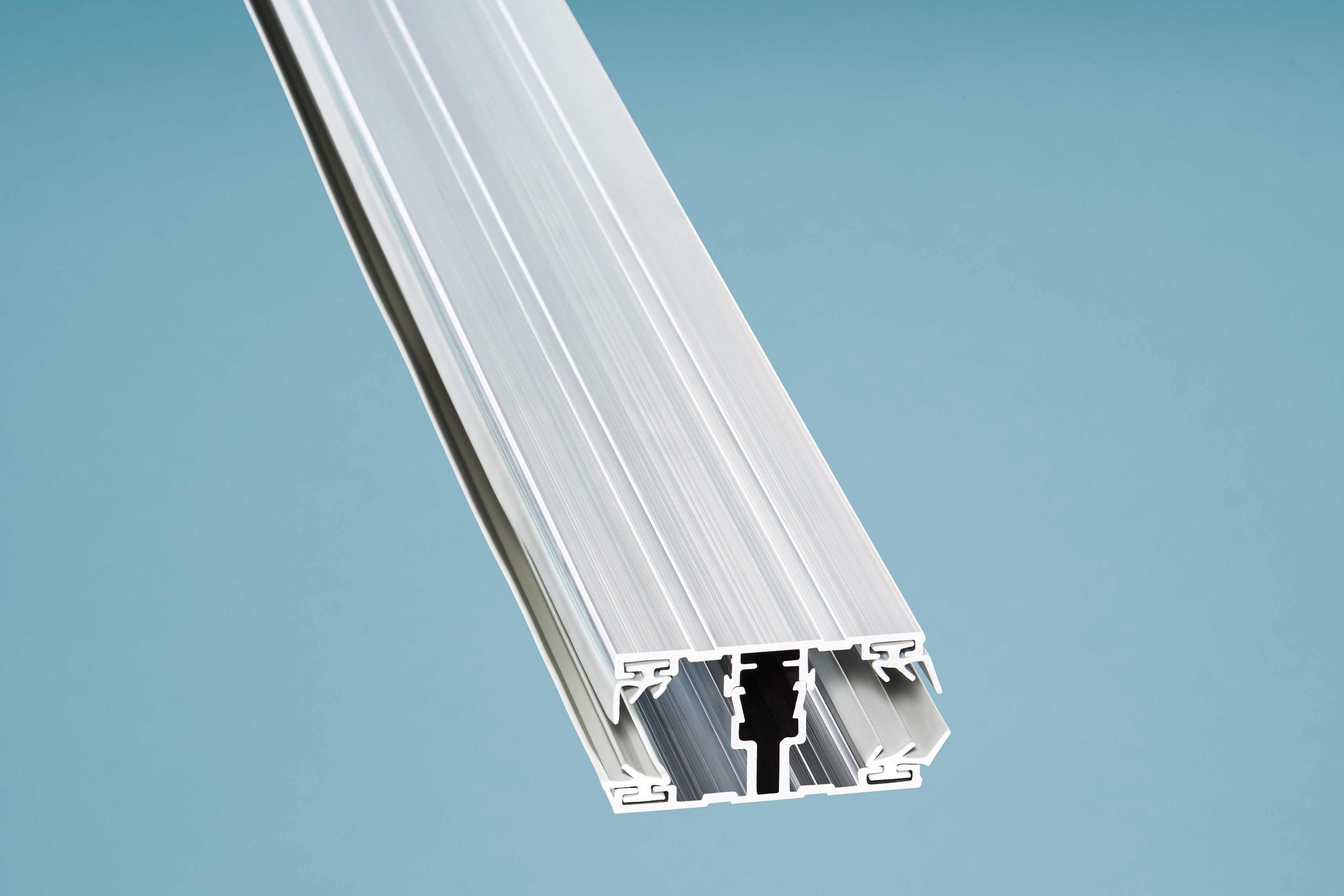 terrassana Verbindungsprofil Premium Alu-Alu 60mm breit – für 16mm Stegplatten (Komplett-Set, Alu - Alu inkl. Lippendichtung)