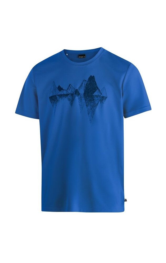 T-Shirt Wander-/Freizeit Tilia Pique (Polyester, schnelltrocknend) blau Herren