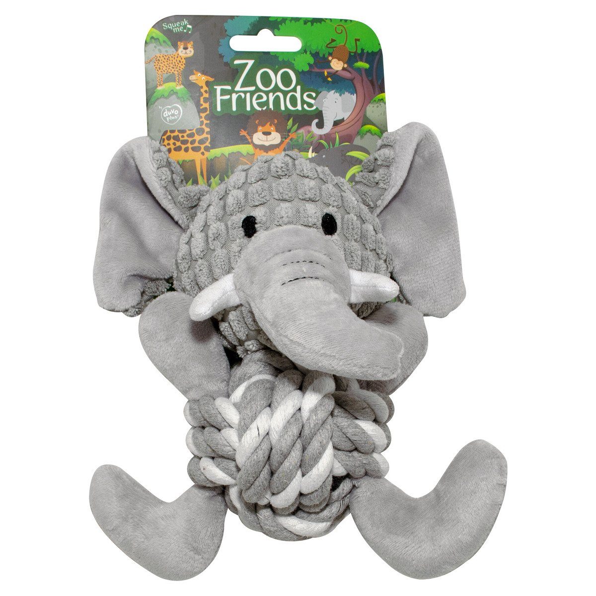DUVO+ Tierkuscheltier Hundespielzeug Zoo Friends Elefant günstig online kaufen