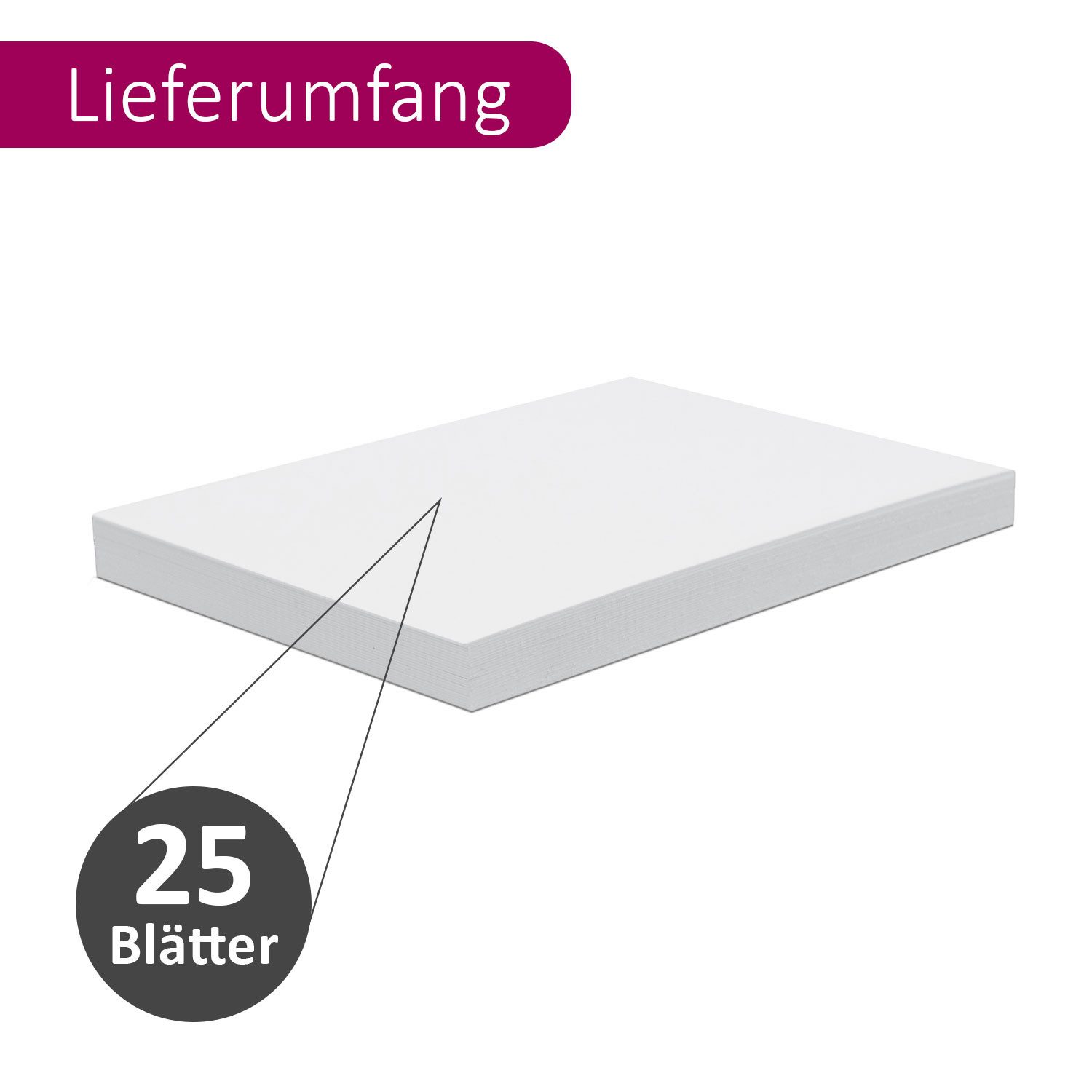 younikat Drucker- und Kopierpapier 25 Blatt Digitaldruck-Papier mit seidenmatter Oberfläche- A3 I dv1571