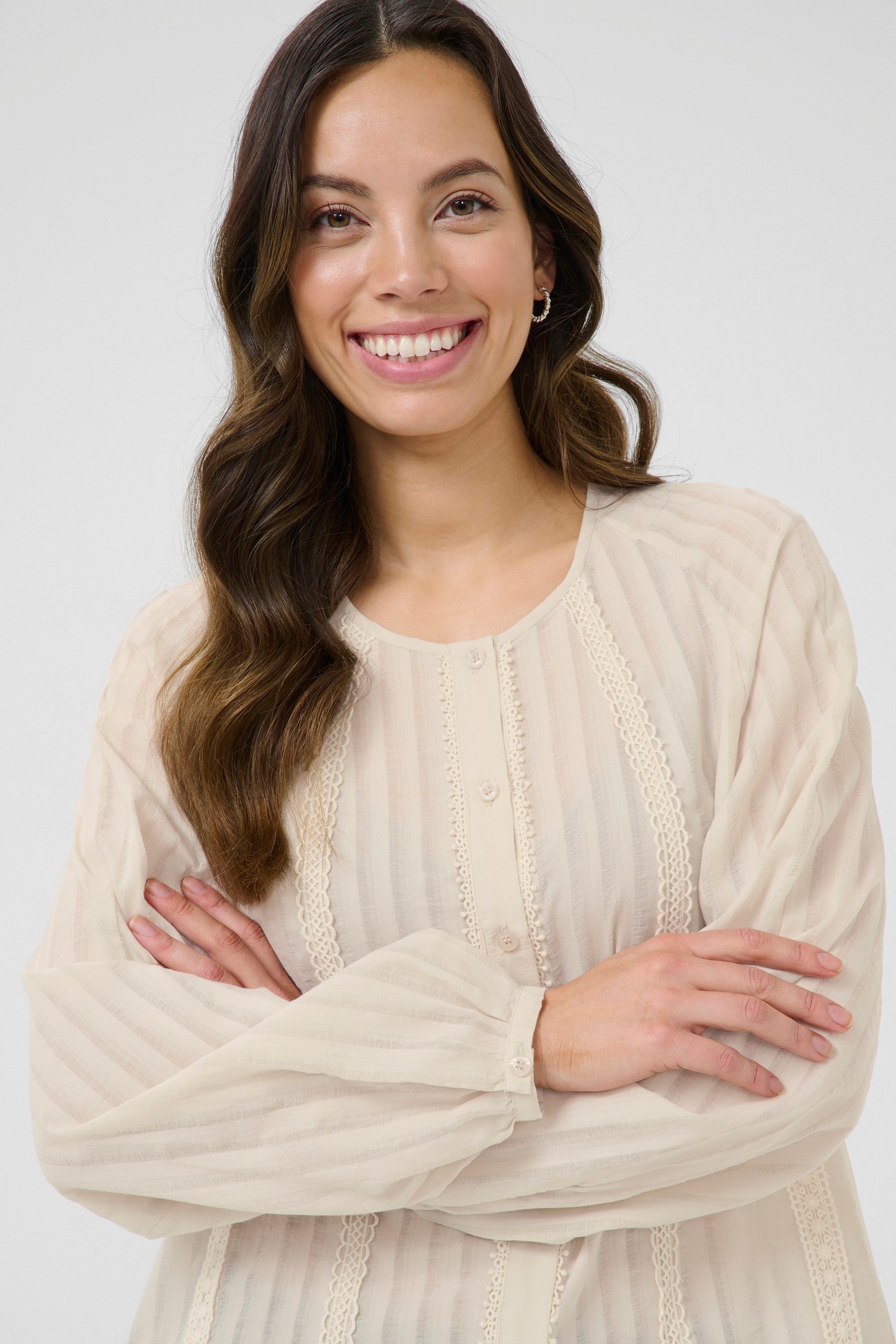 Cream Langarmhemd Langarm - Hemd CREsme