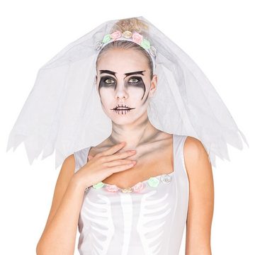 dressforfun Kostüm Frauenkostüm Brautkleid Skelett