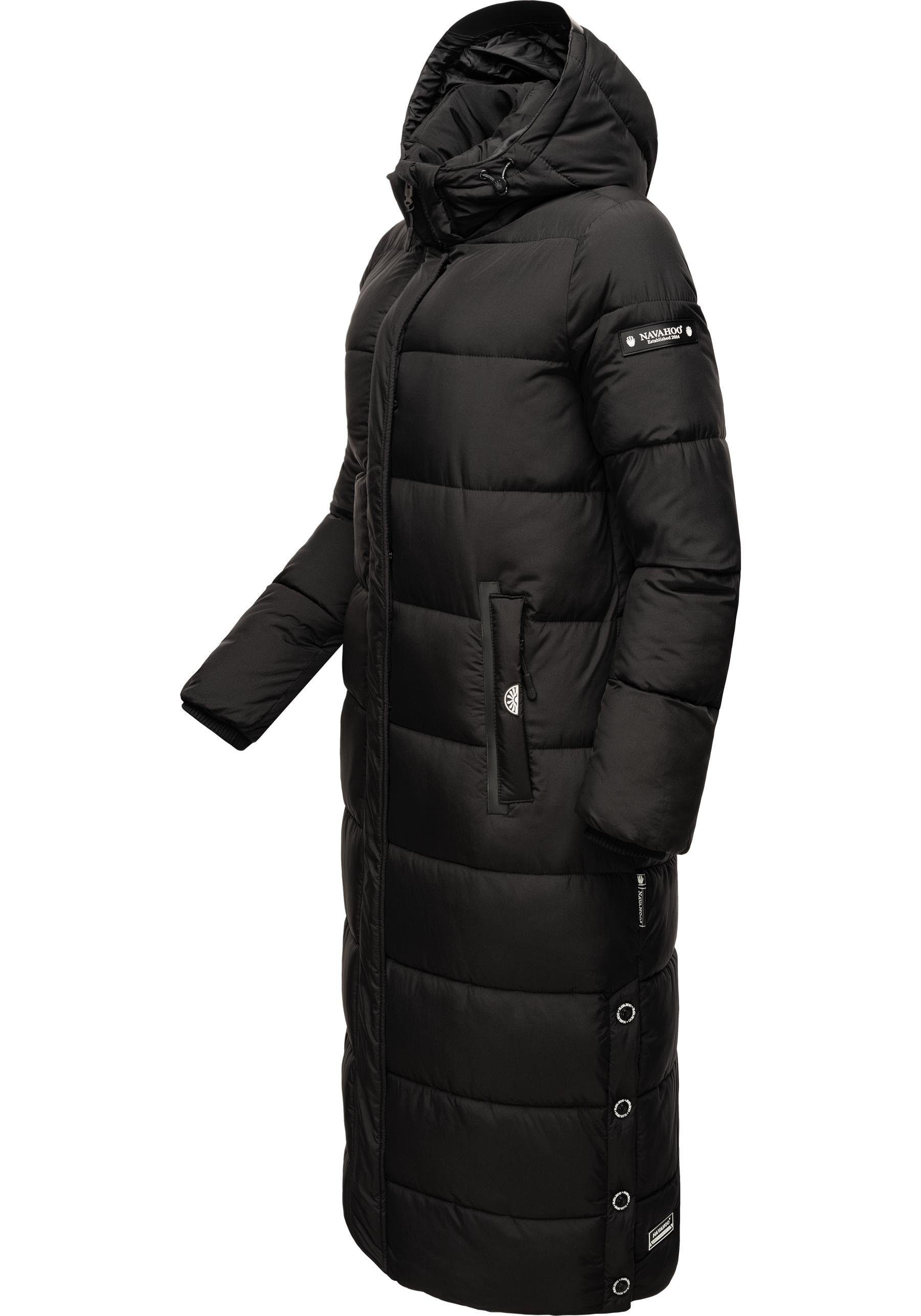 Navahoo Steppmantel Isalie zeitloser Wintermantel mit abnehmbarer Kapuze