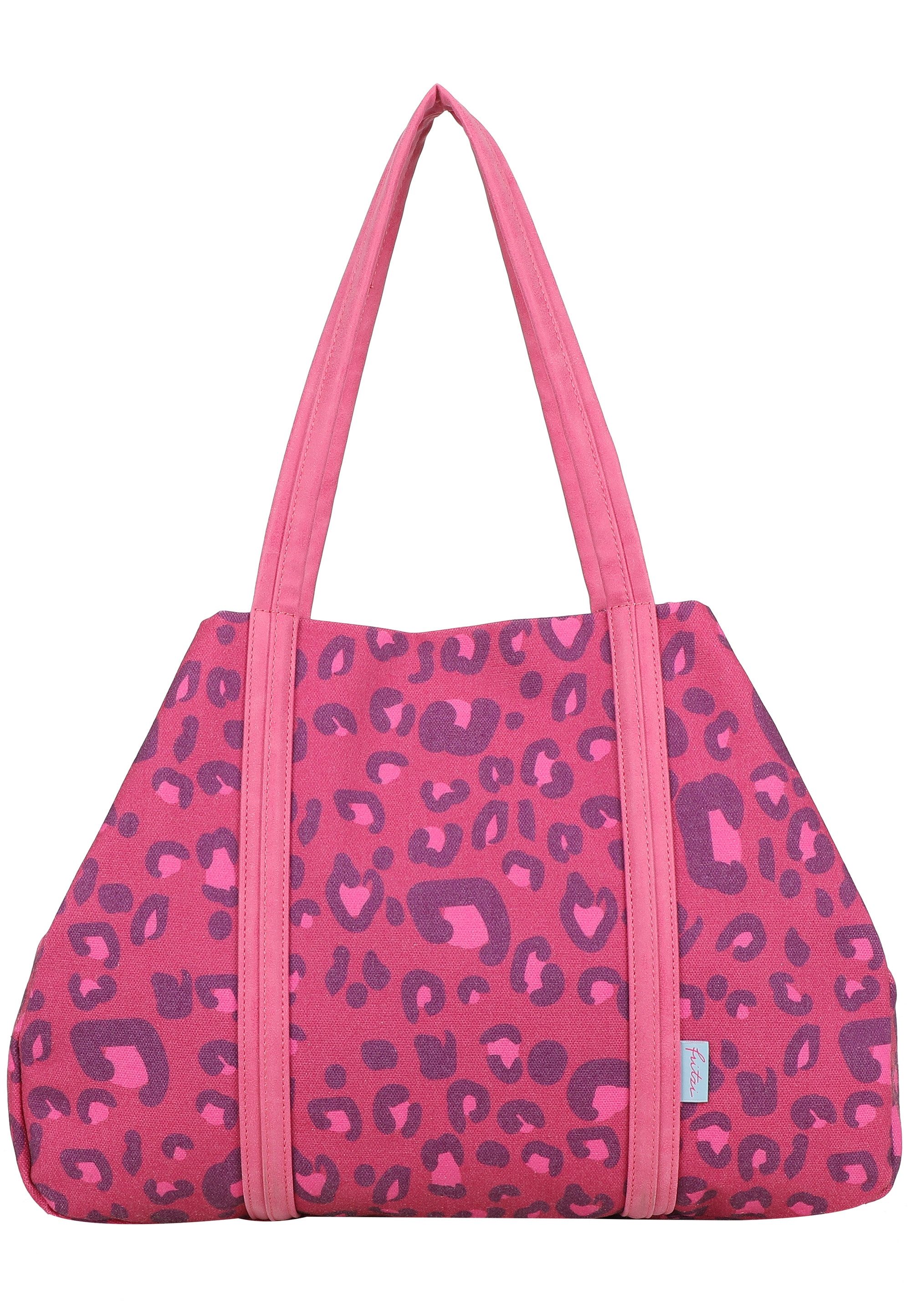 Fritzi aus Preußen Henkeltasche Simply Shopper Leo, mit tollem Leo-Print