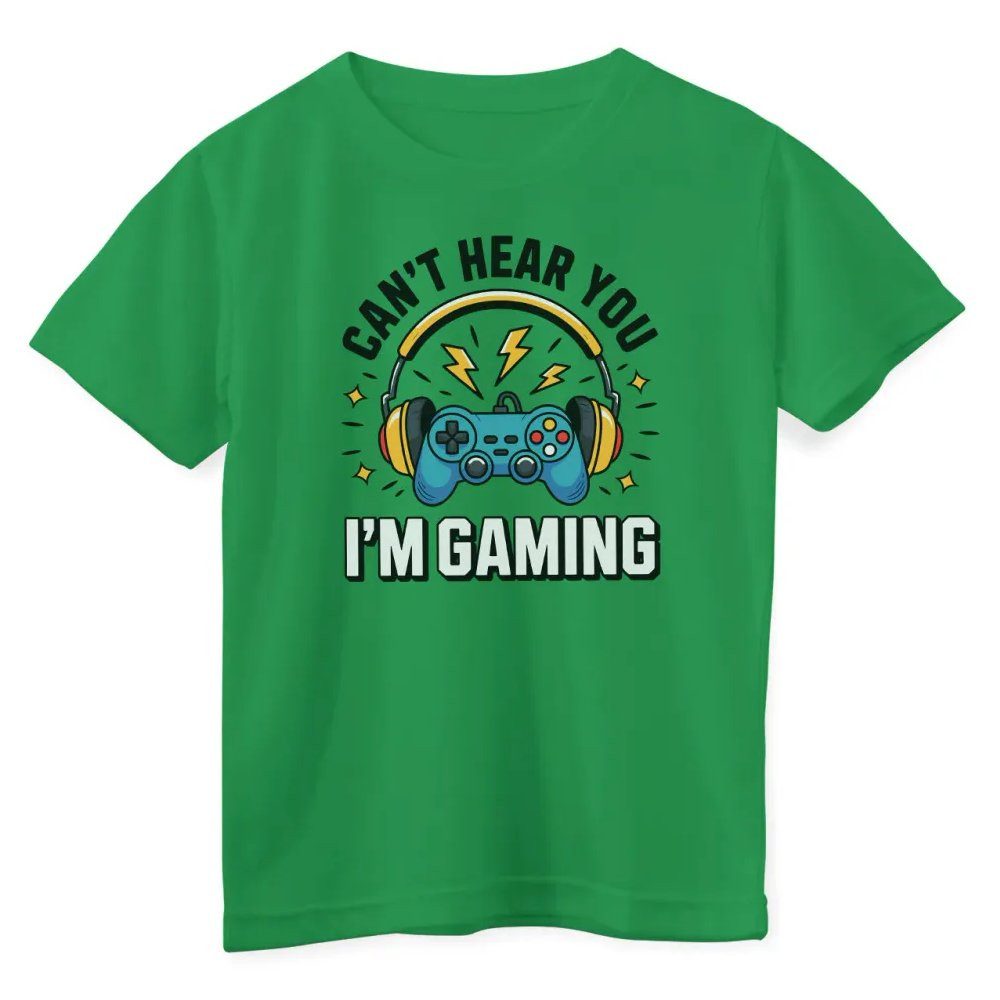 Hybris T-Shirt I Can'T Hear You - I'M Gaming Kids Tee