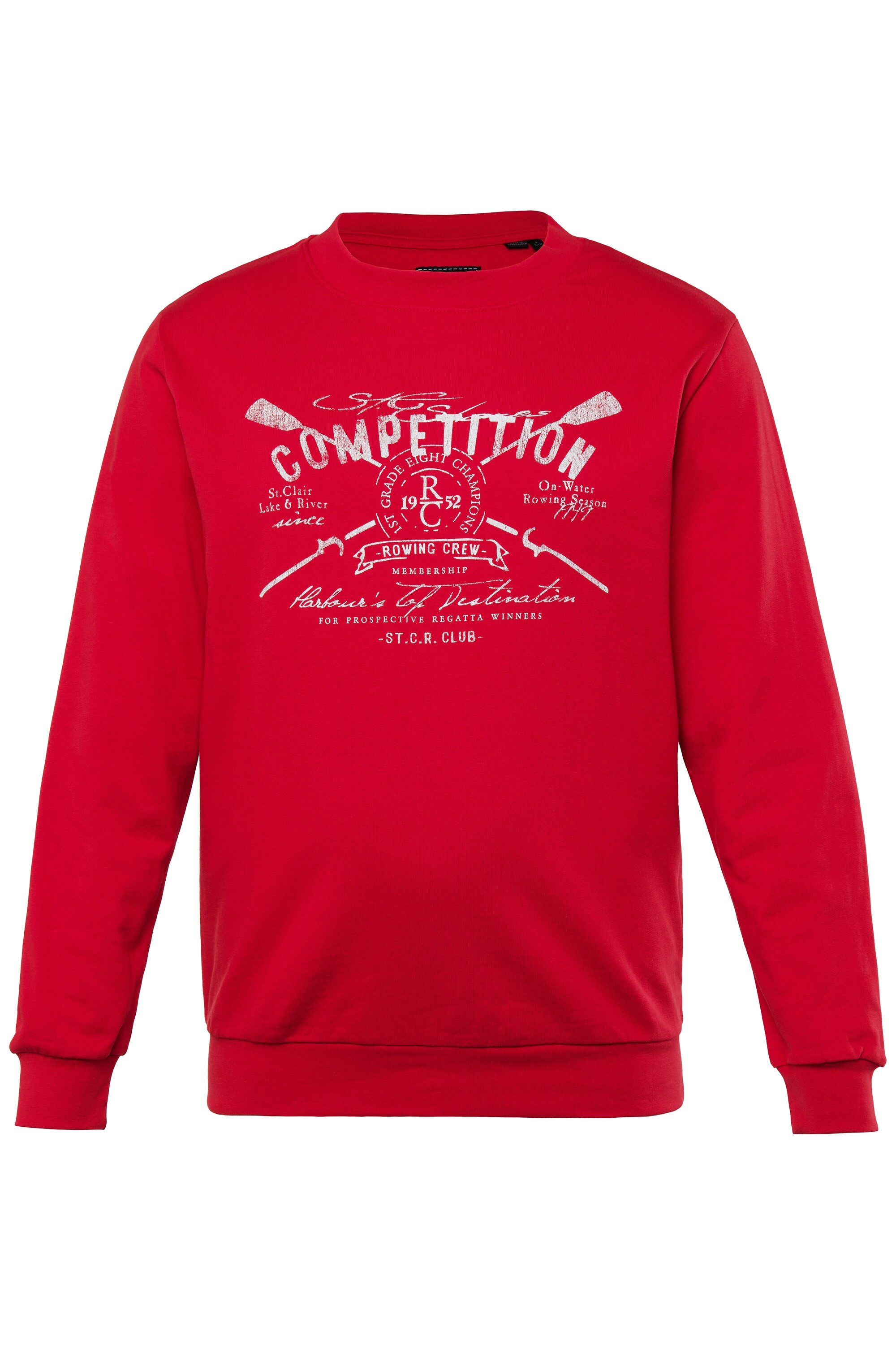 Sweatshirt Sweatshirt Rundhals großer Druck
