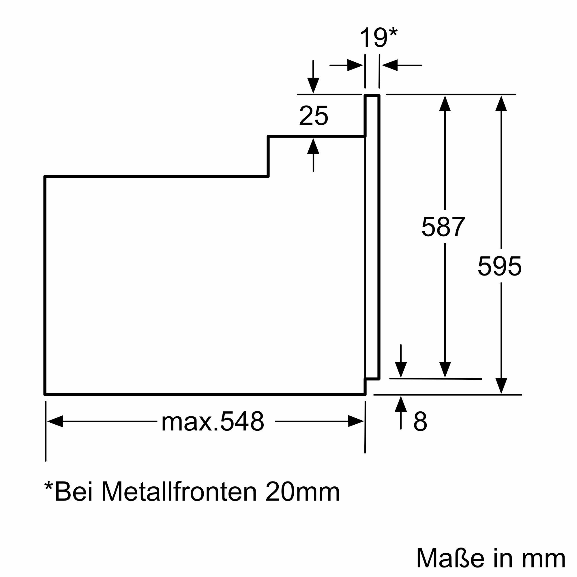 BOSCH Elektro-Herd-Set HND211VB2, mit Teleskopauszug nachrüstbar, 3D-Heißluft: Gleichmäßige Hitze für perfekte Ergebnisse