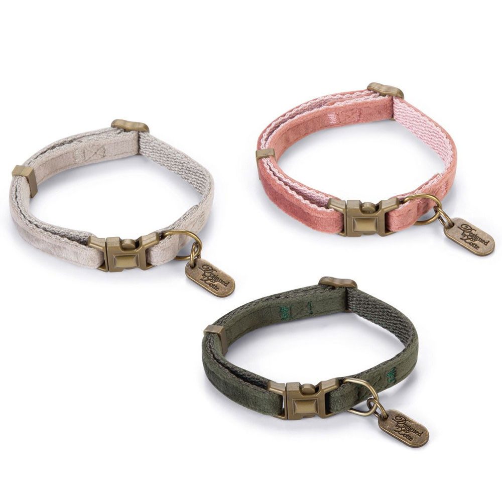 Karlie Katzen-Halsband Karlie Designed by Lotte Katzenhalsband Velura Farbe: pink von Karlie