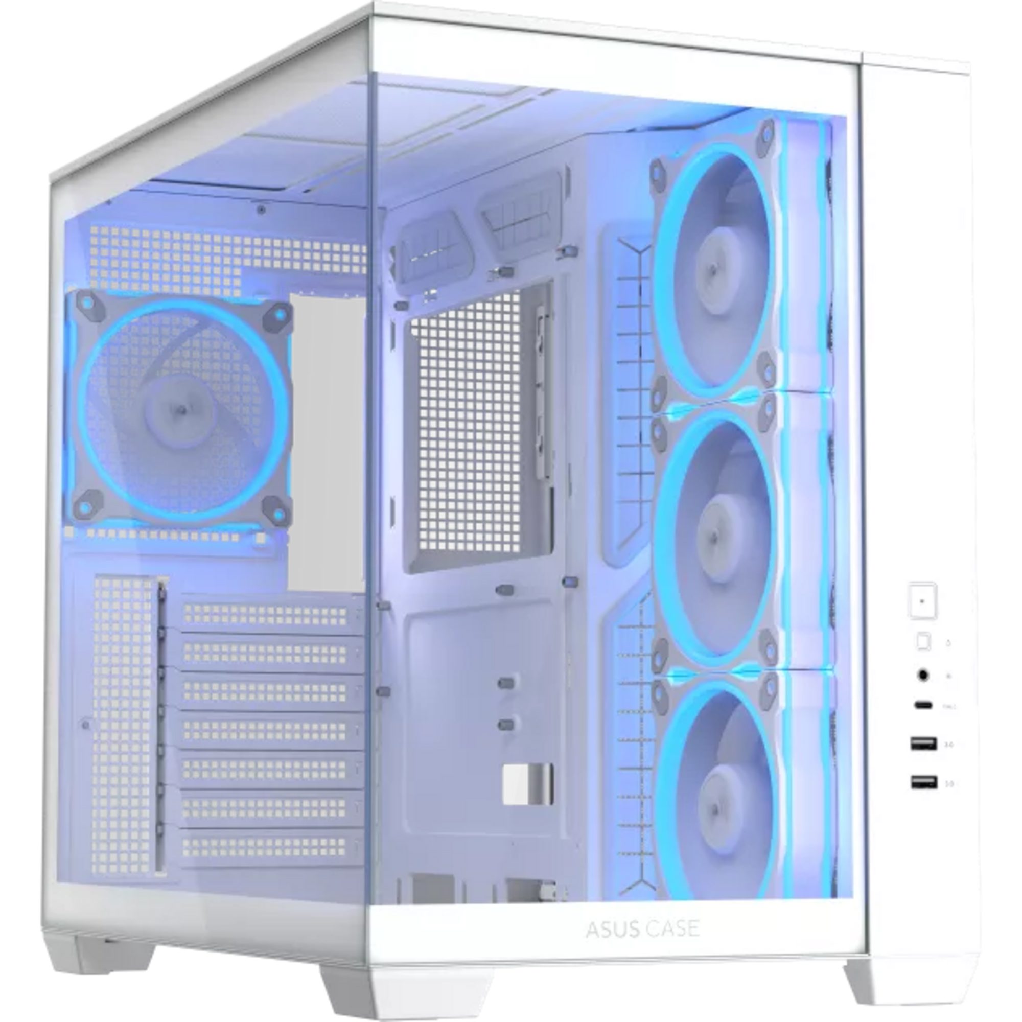 Asus PC-Gehäuse ASUS A32 PLUS ARGB, Tower-Gehäuse, (Tempered Glass x 2)