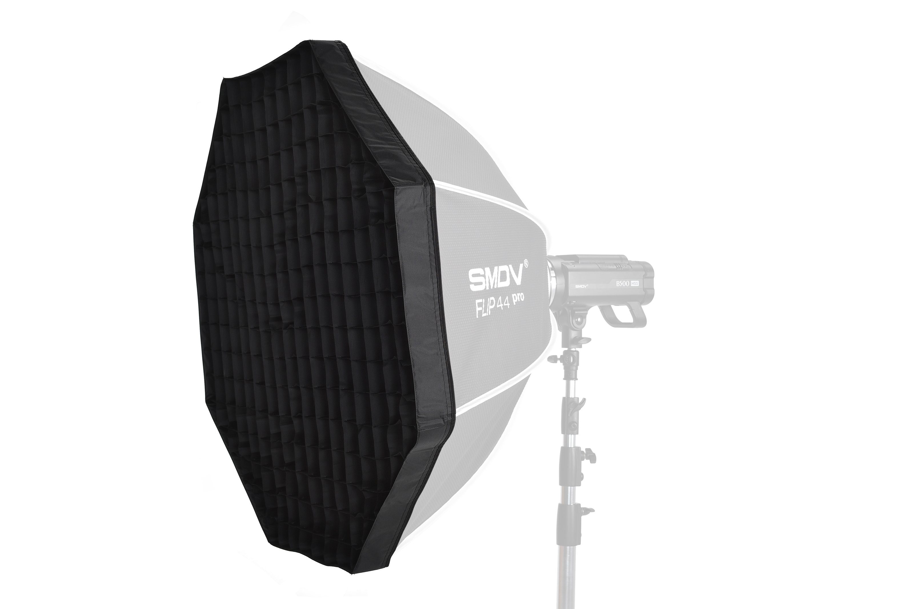Impulsfoto Softbox SMDV GRID Wabenaufsatz Für Speedbox FLIP 44", Klett-System - 110cm