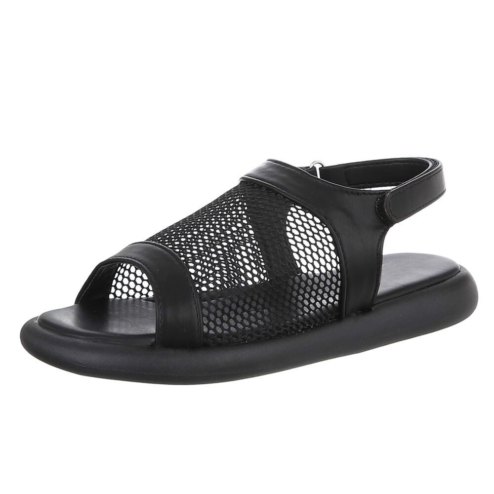 Ital-Design Modische Damen Sandalen mit Mesh-Oberfläche günstig online kaufen