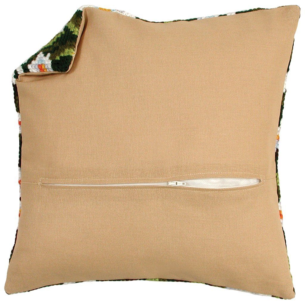 Vervaco Kreativset Kissenrücken mit Reißverschluss für Stickkissen oder Knüpfkissen, (Set, Vervaco embroidery Kit), Made in Europe